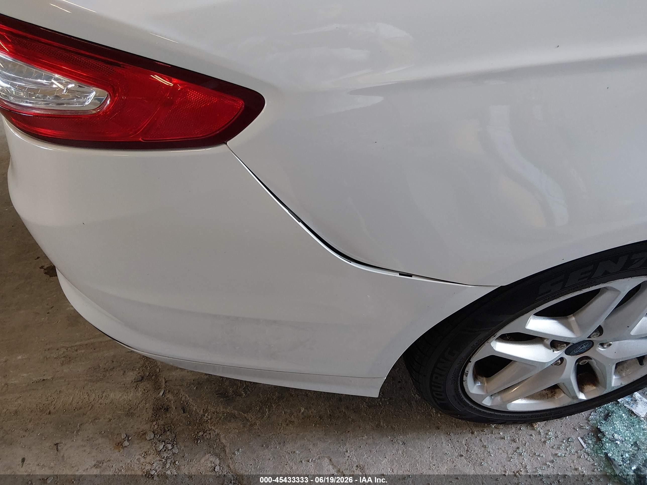 2015 Ford Fusion Se White vin: 3FA6P0HD0FR266551