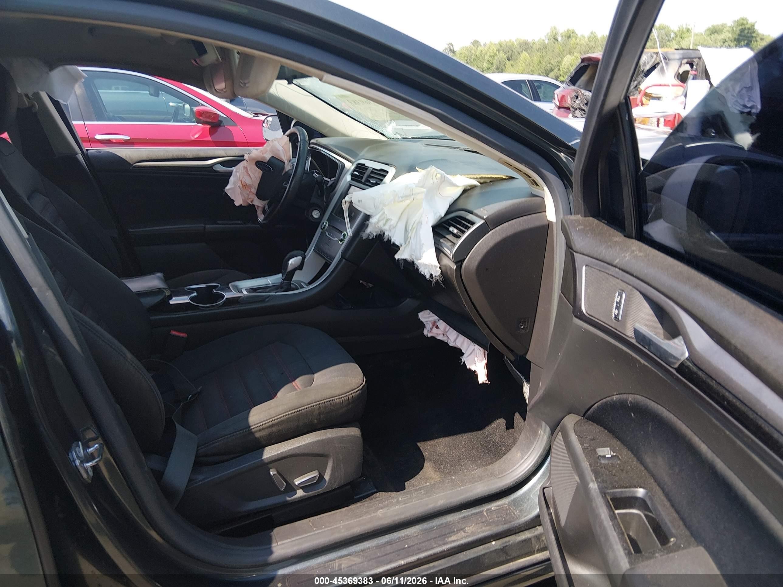 2015 Ford Fusion Se Gray vin: 3FA6P0HD0FR273838