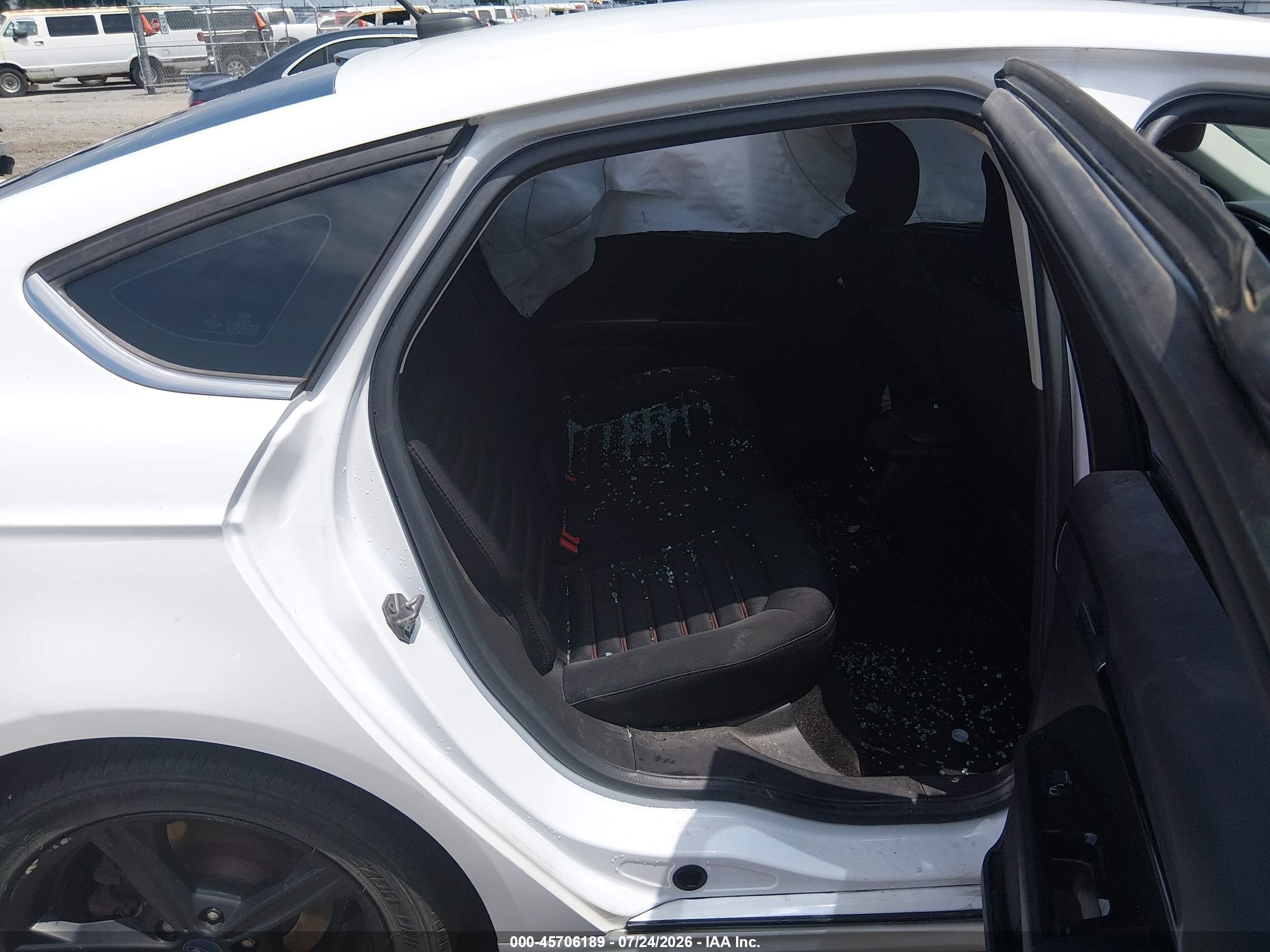 2016 Ford Fusion Se White vin: 3FA6P0HD0GR323879