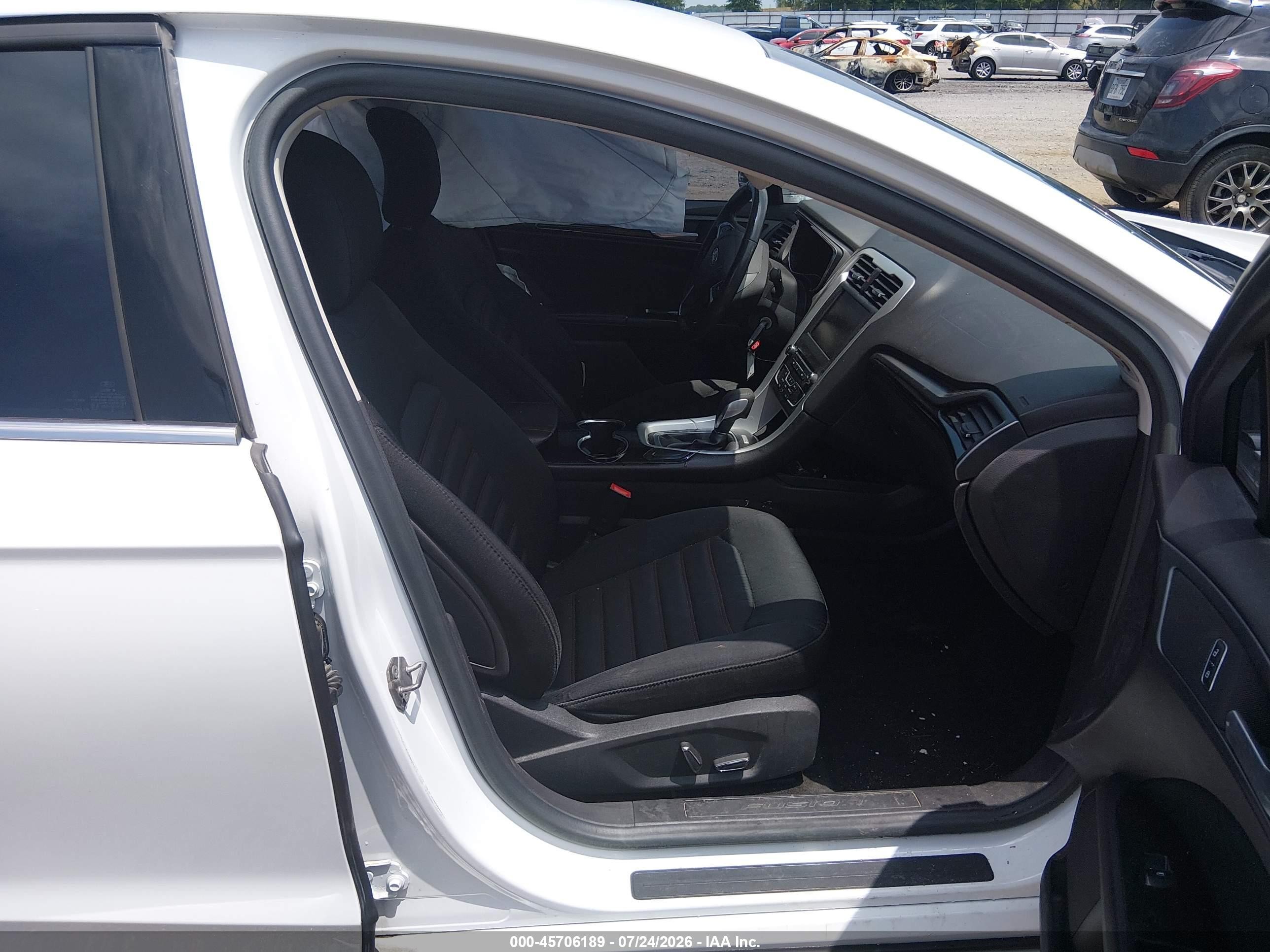 2016 Ford Fusion Se White vin: 3FA6P0HD0GR323879