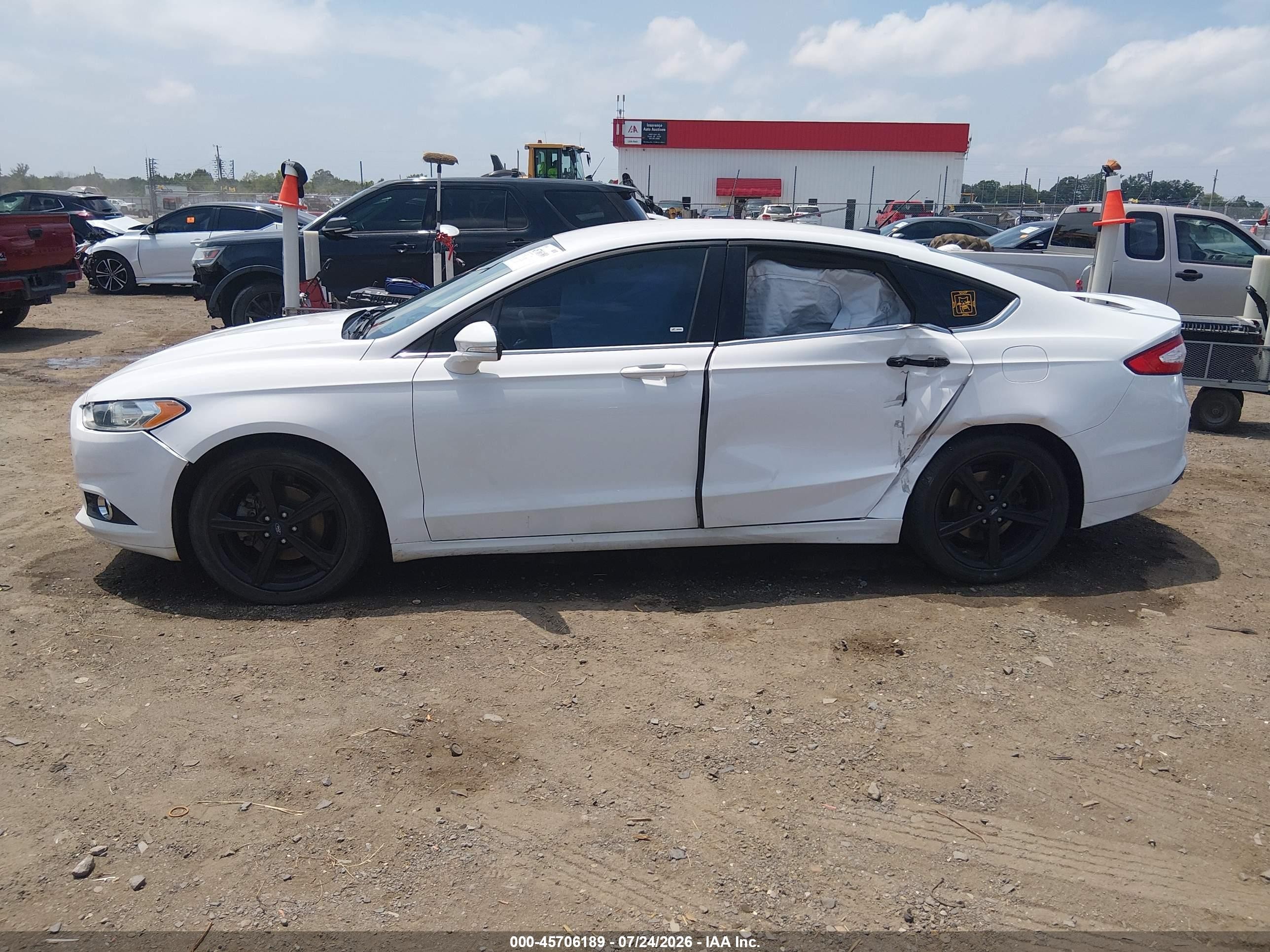 2016 Ford Fusion Se White vin: 3FA6P0HD0GR323879