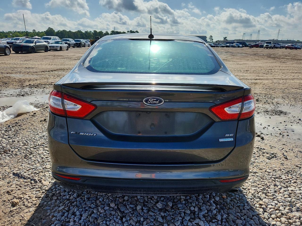 2016 Ford Fusion Se Gray vin: 3FA6P0HD0GR399098