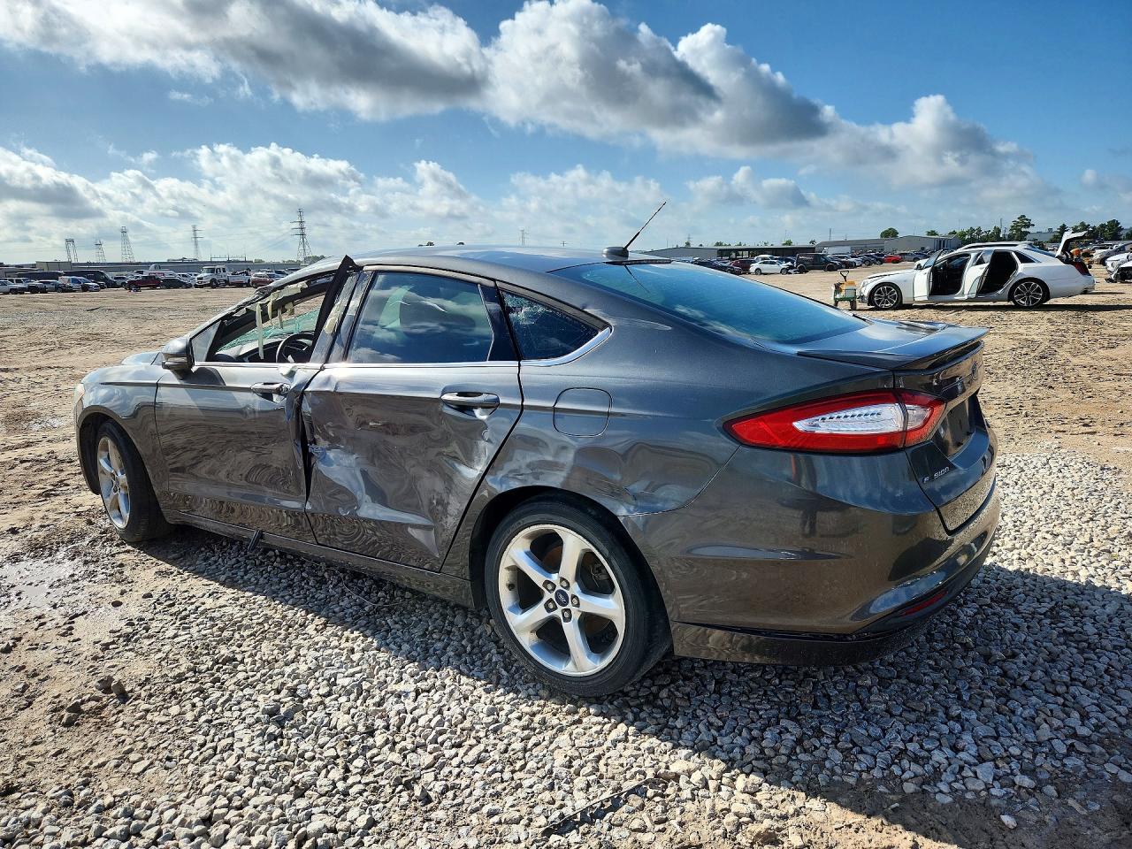 2016 Ford Fusion Se Gray vin: 3FA6P0HD0GR399098