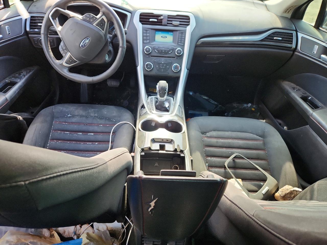 2016 Ford Fusion Se Gray vin: 3FA6P0HD0GR399098
