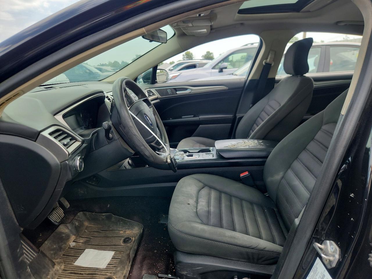 2017 Ford Fusion Se Black vin: 3FA6P0HD0HR138930
