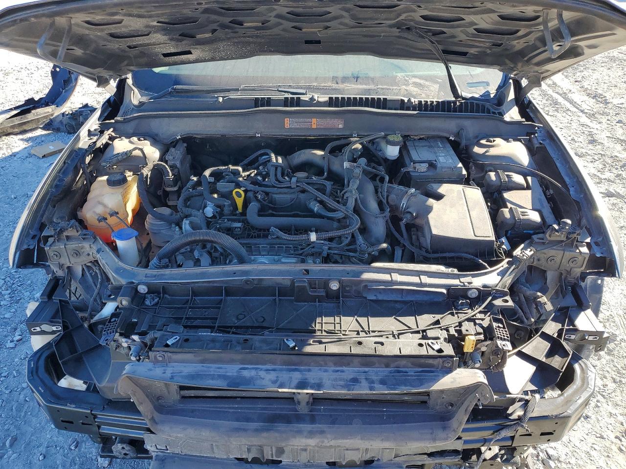 2019 Ford Fusion Se Gray vin: 3FA6P0HD0KR101786