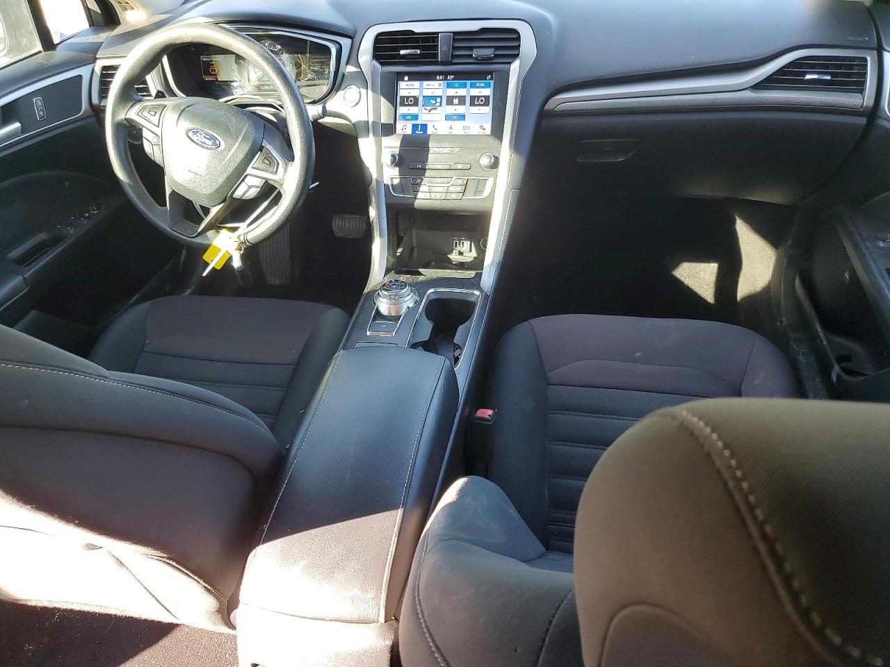 2019 Ford Fusion Se Gray vin: 3FA6P0HD0KR101786