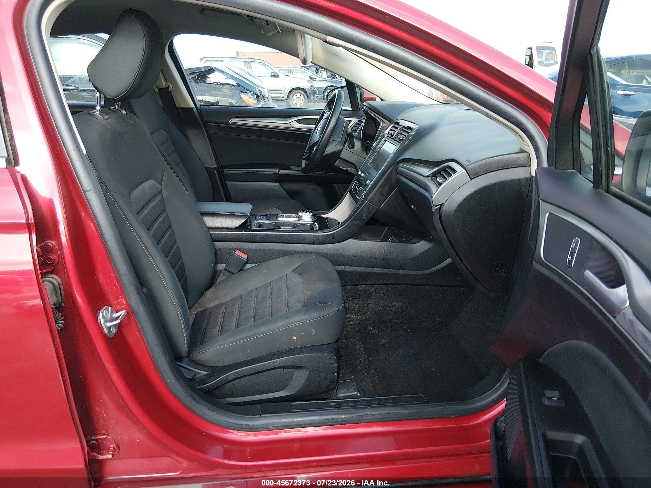 2020 Ford Fusion Se Red vin: 3FA6P0HD0LR144509