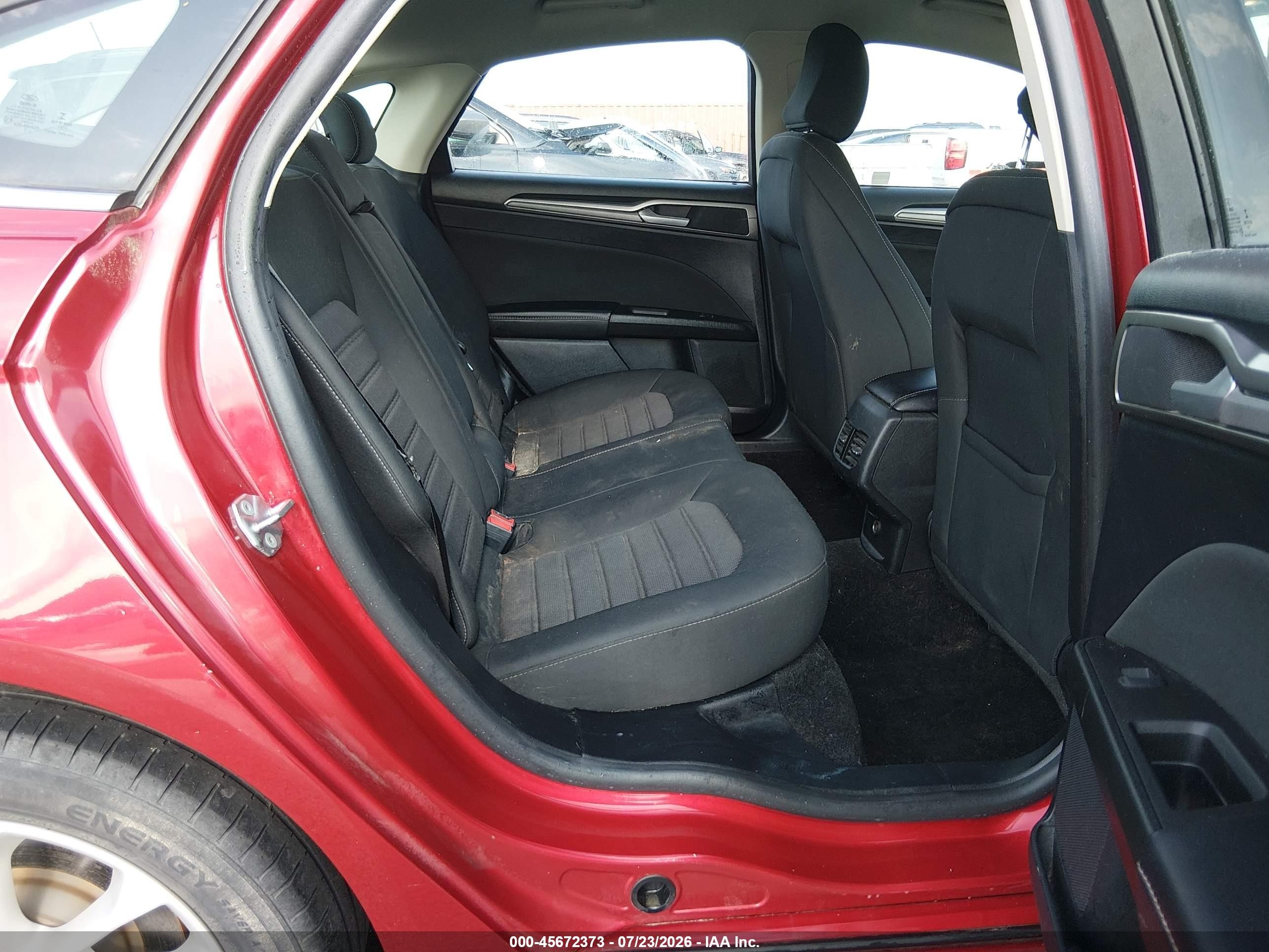 2020 Ford Fusion Se Red vin: 3FA6P0HD0LR144509