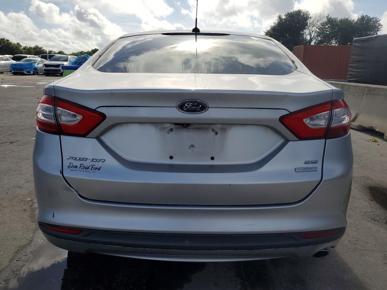 2014 Ford Fusion Se Silver vin: 3FA6P0HD1ER118892