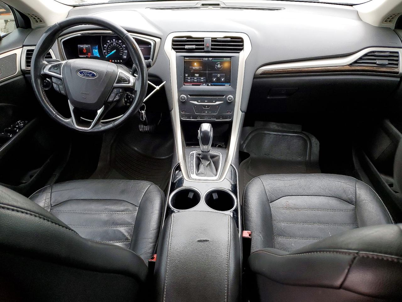 2014 Ford Fusion Se Серебряный vin: 3FA6P0HD1ER141234