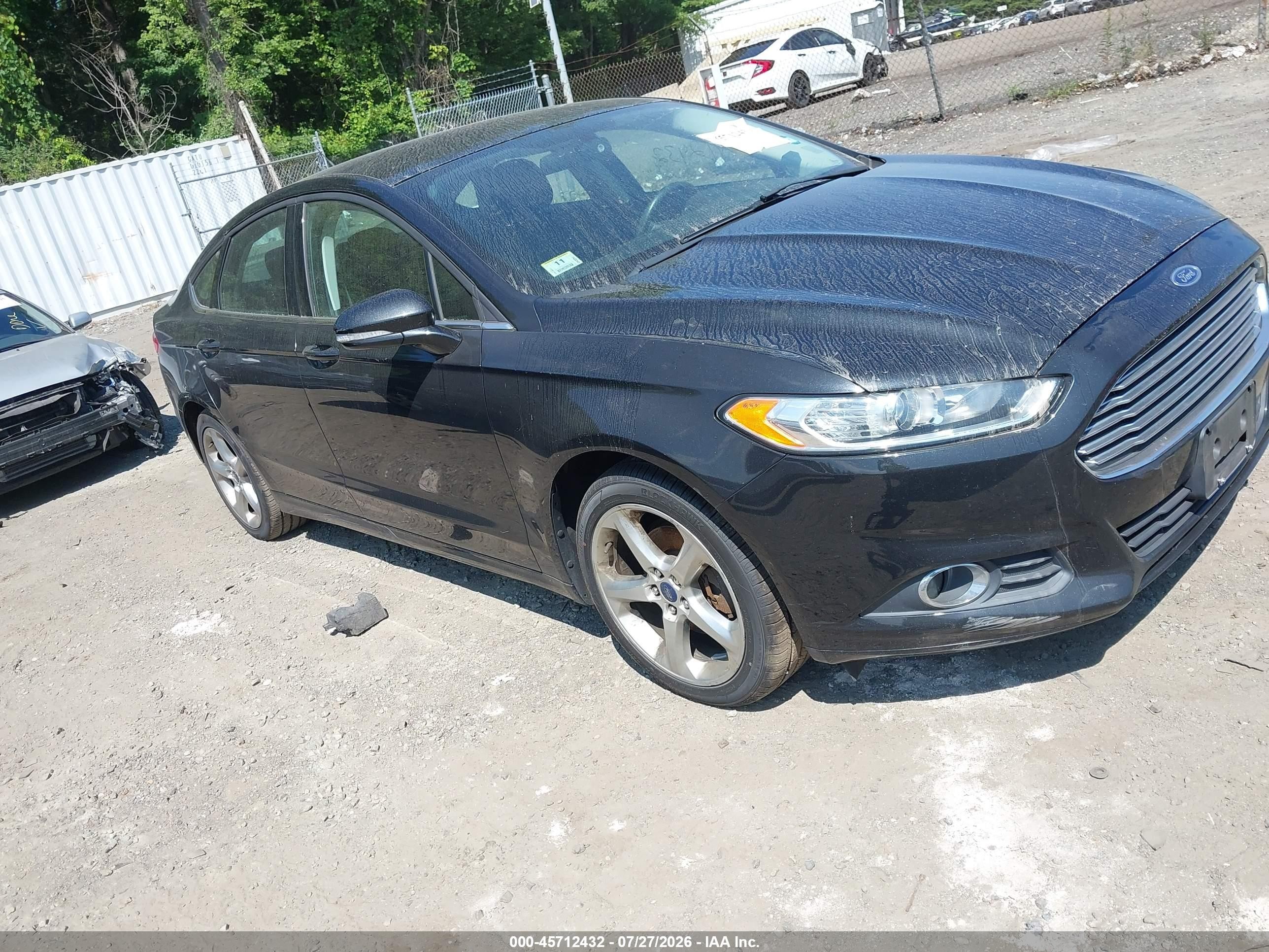 2014 Ford Fusion Se Черный vin: 3FA6P0HD1ER145199