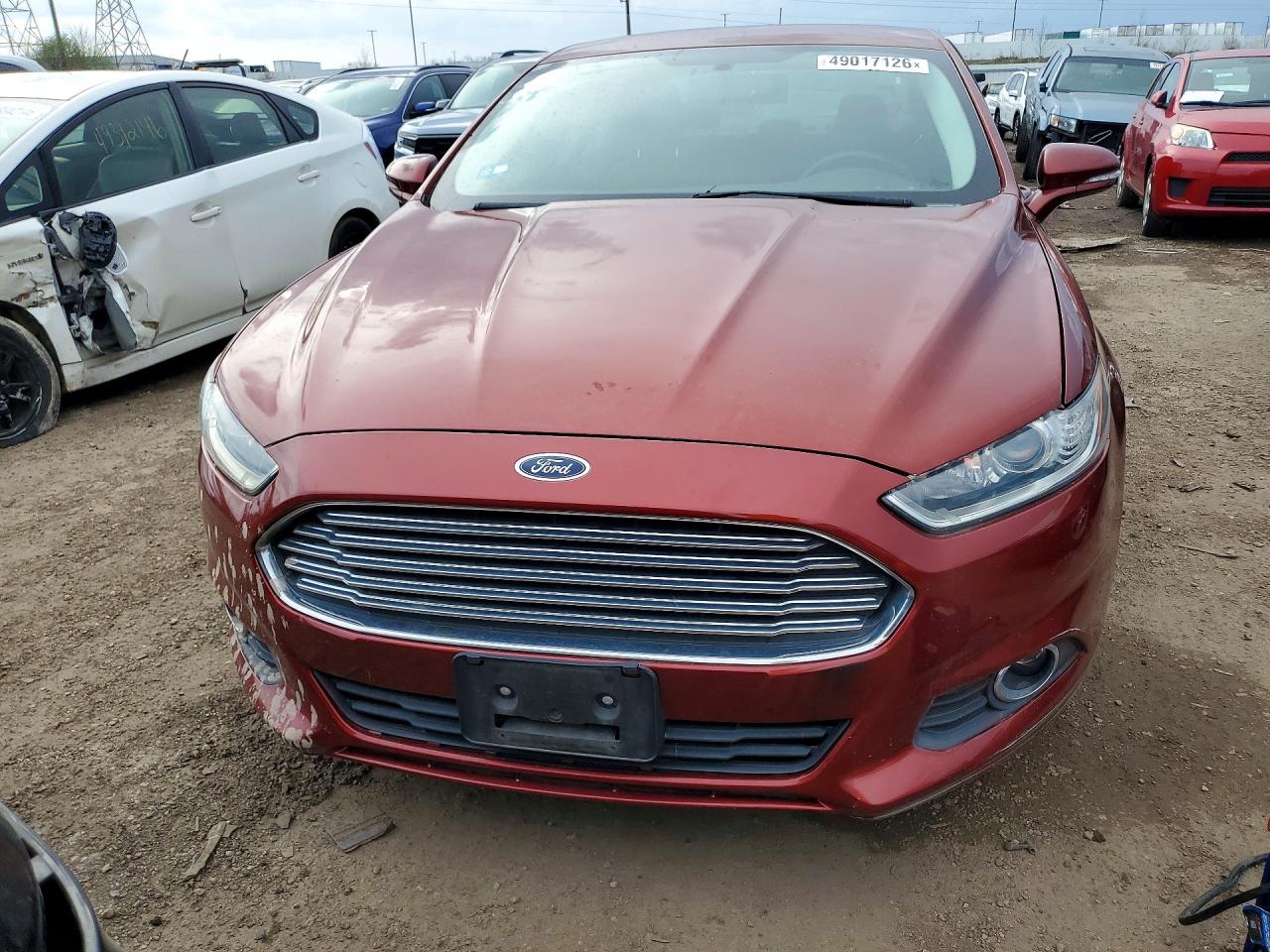 2014 Ford Fusion Se Red vin: 3FA6P0HD1ER183886