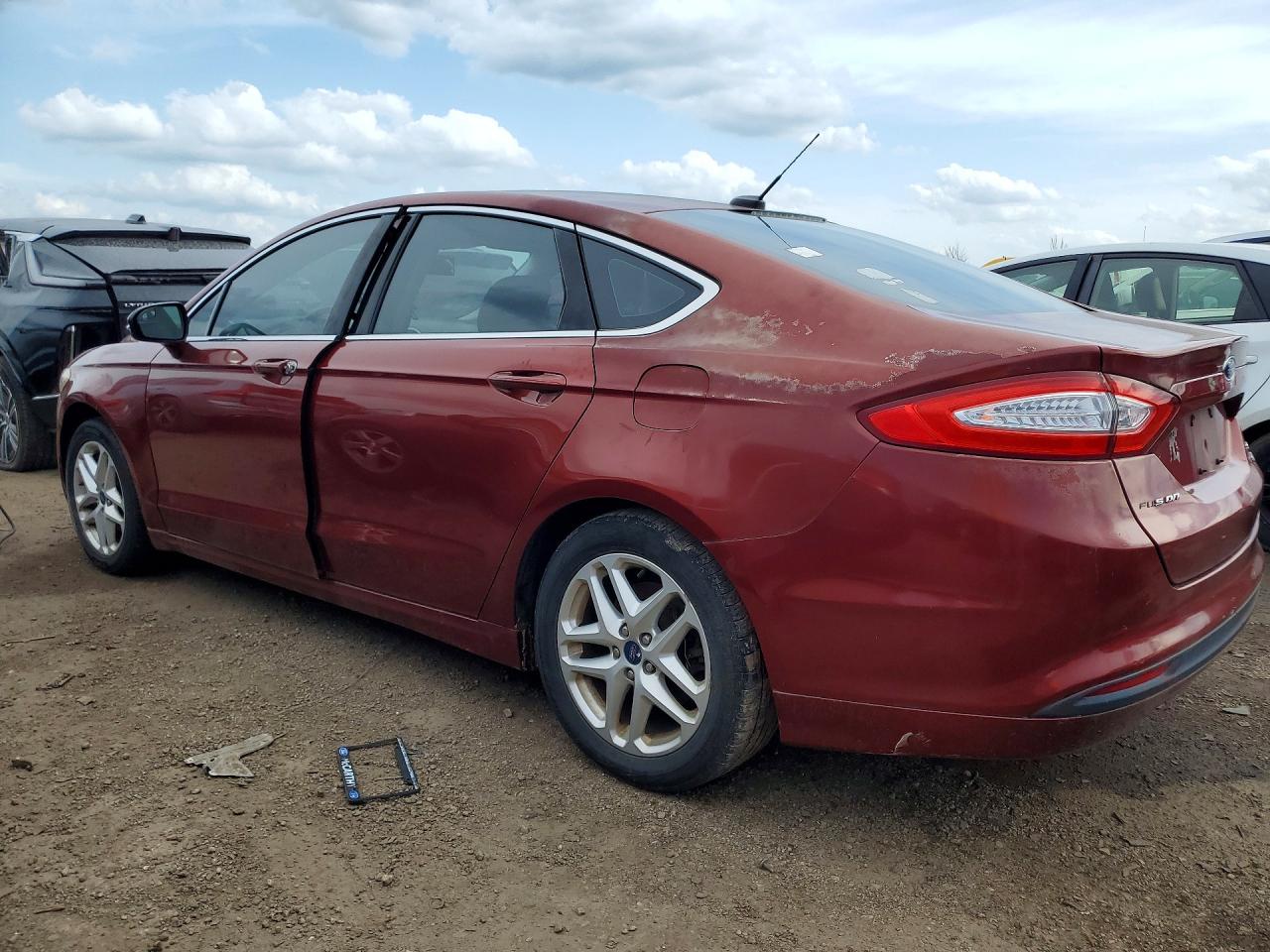 2014 Ford Fusion Se Red vin: 3FA6P0HD1ER183886