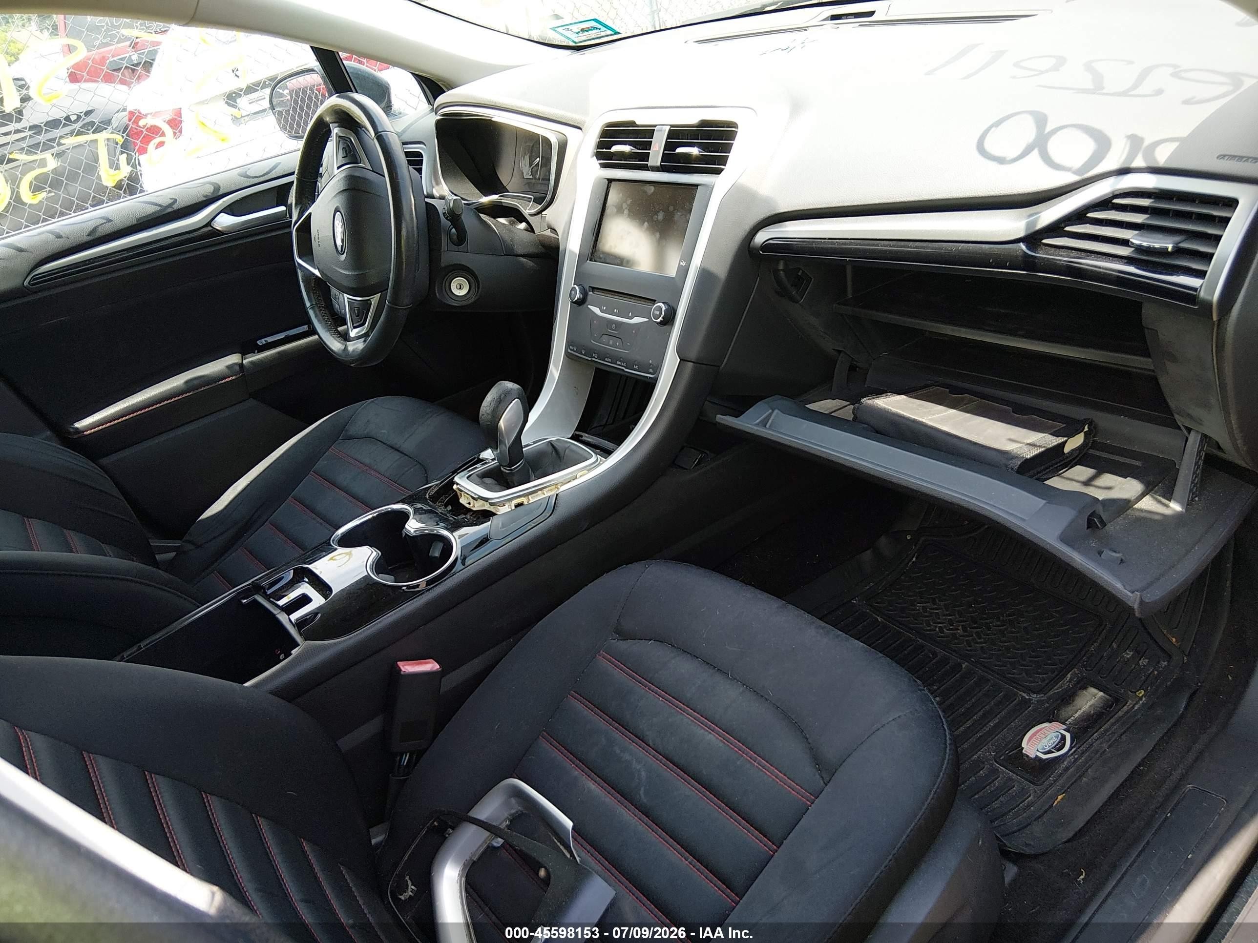 2014 Ford Fusion Se Black vin: 3FA6P0HD1ER190126