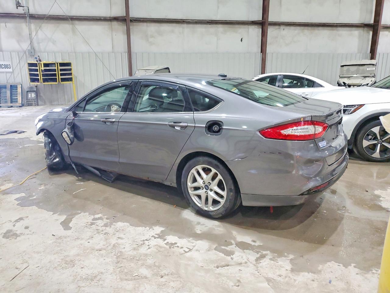 2014 Ford Fusion Se Gray vin: 3FA6P0HD1ER232603