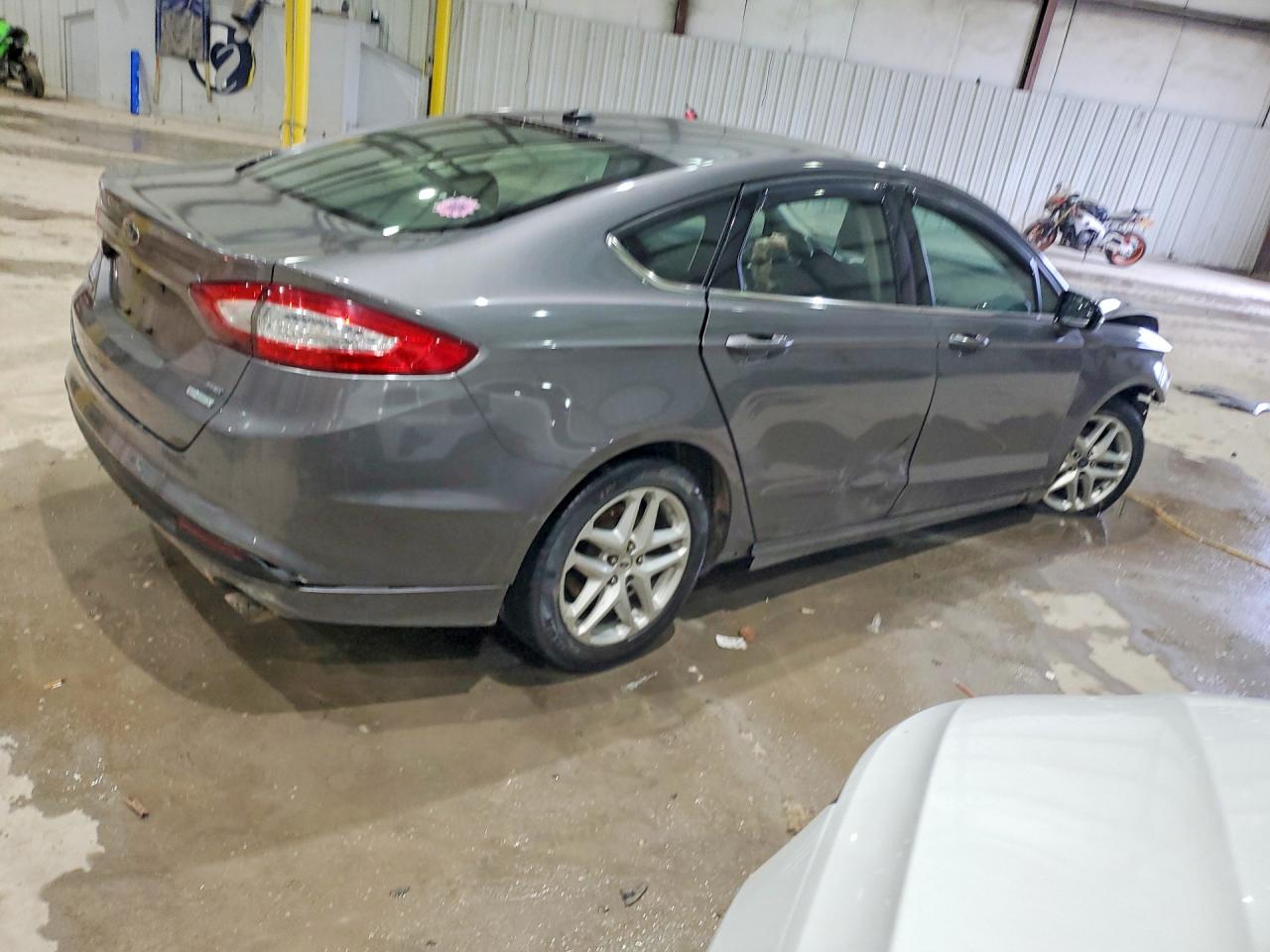 2014 Ford Fusion Se Gray vin: 3FA6P0HD1ER232603