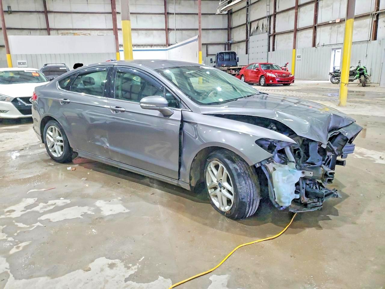2014 Ford Fusion Se Gray vin: 3FA6P0HD1ER232603