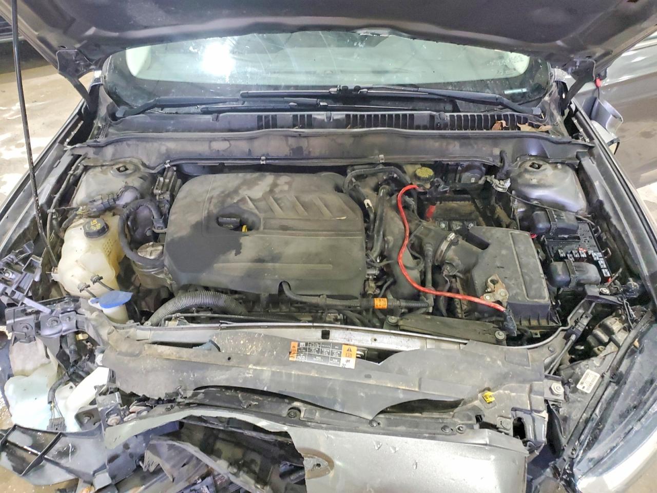 2014 Ford Fusion Se Gray vin: 3FA6P0HD1ER232603