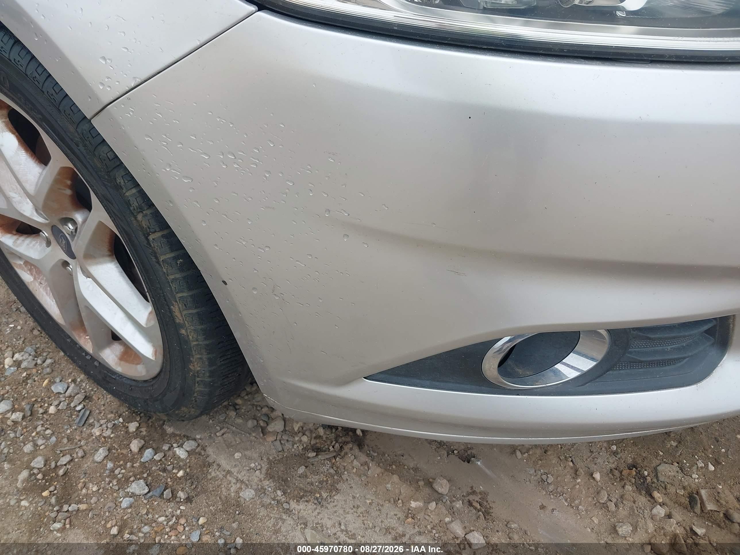 2014 Ford Fusion Se Silver vin: 3FA6P0HD1ER250907