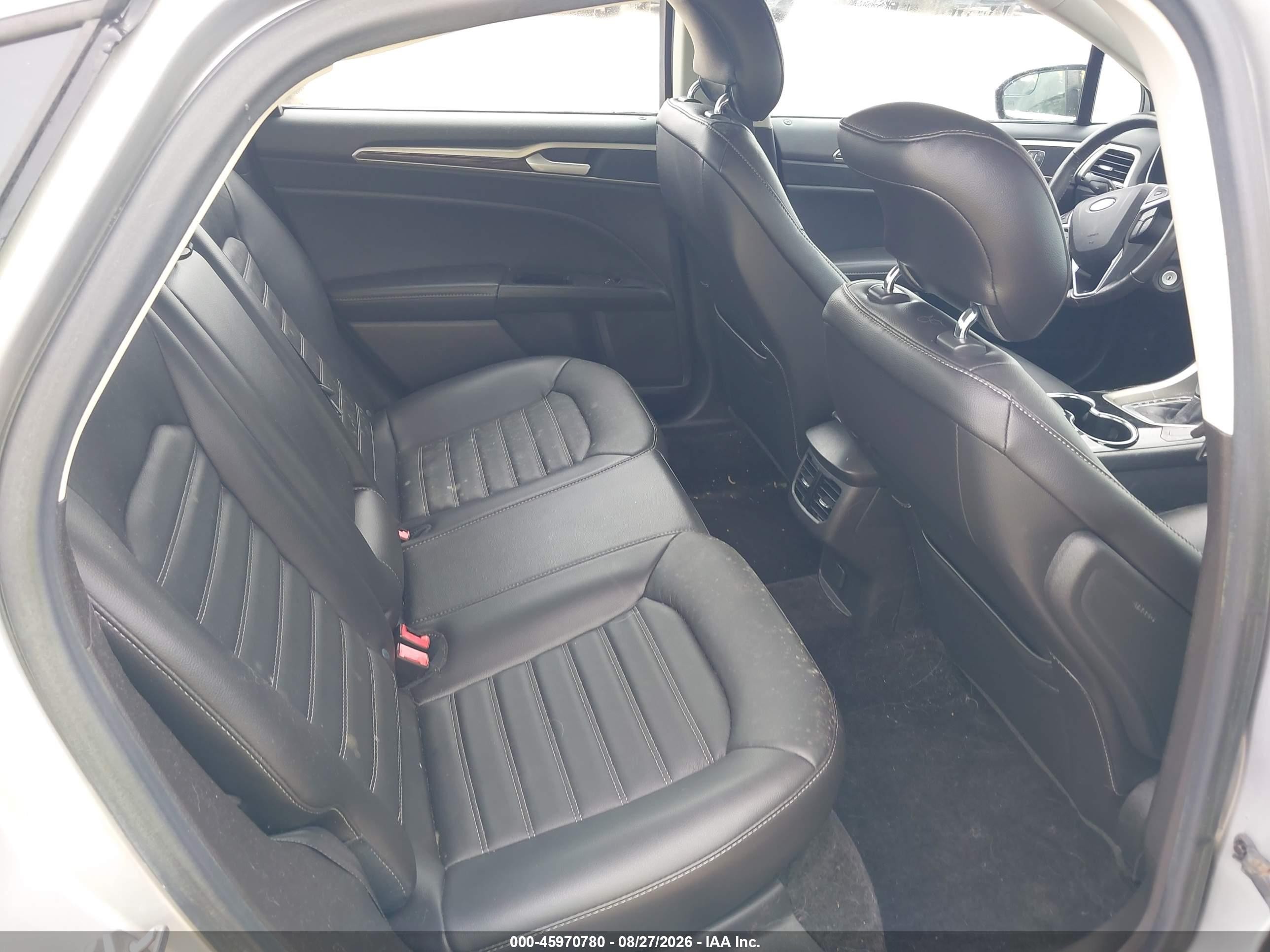 2014 Ford Fusion Se Silver vin: 3FA6P0HD1ER250907