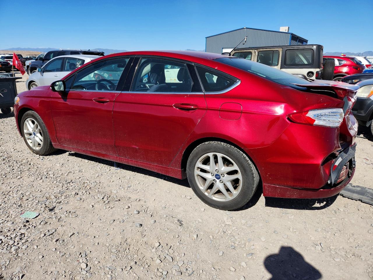 2014 Ford Fusion Se Red vin: 3FA6P0HD1ER306344