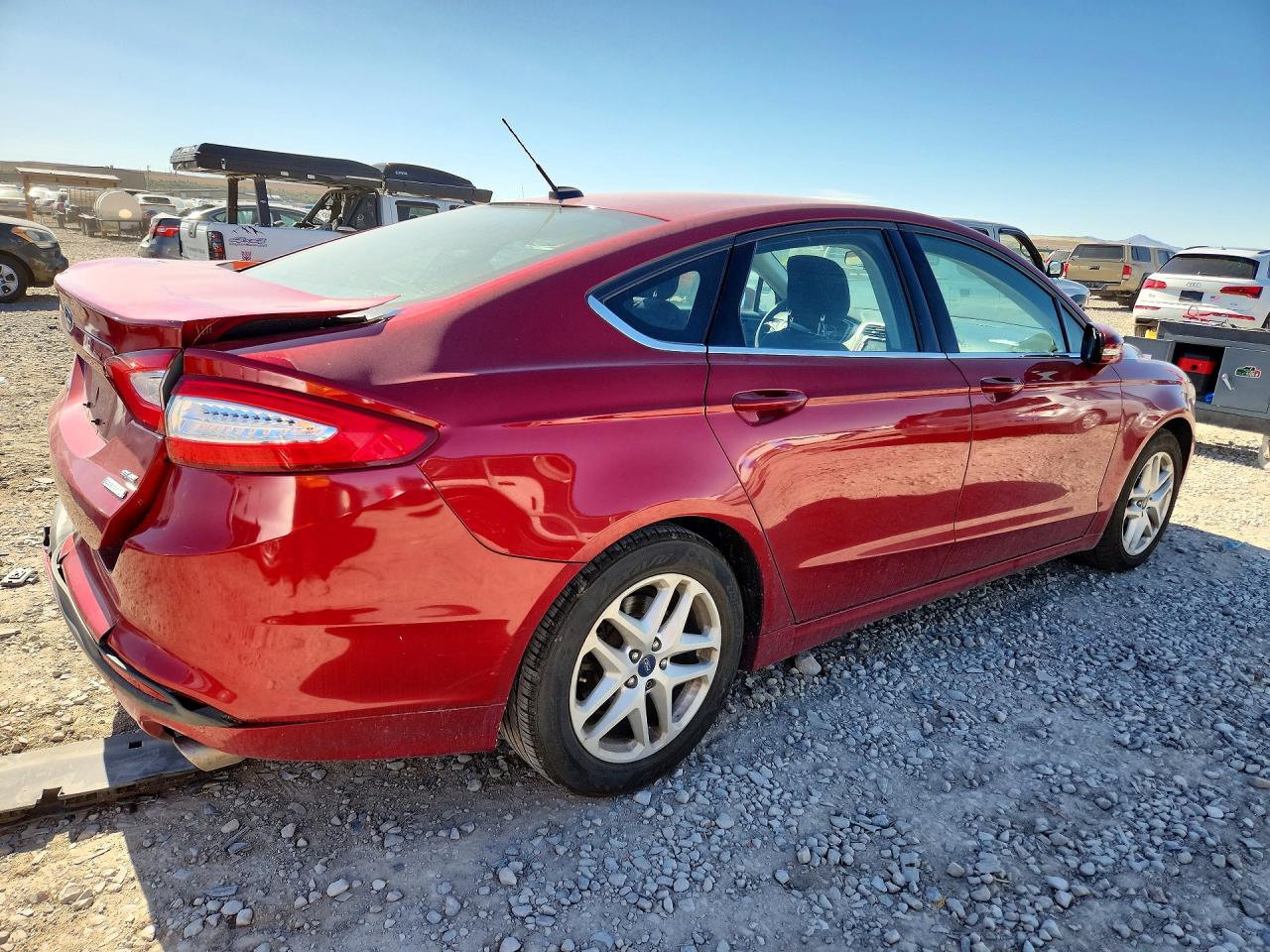 2014 Ford Fusion Se Red vin: 3FA6P0HD1ER306344