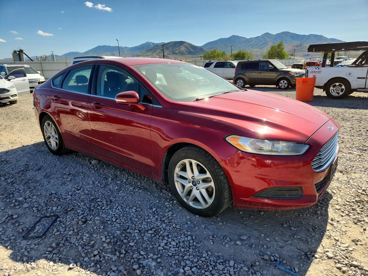 2014 Ford Fusion Se Red vin: 3FA6P0HD1ER306344