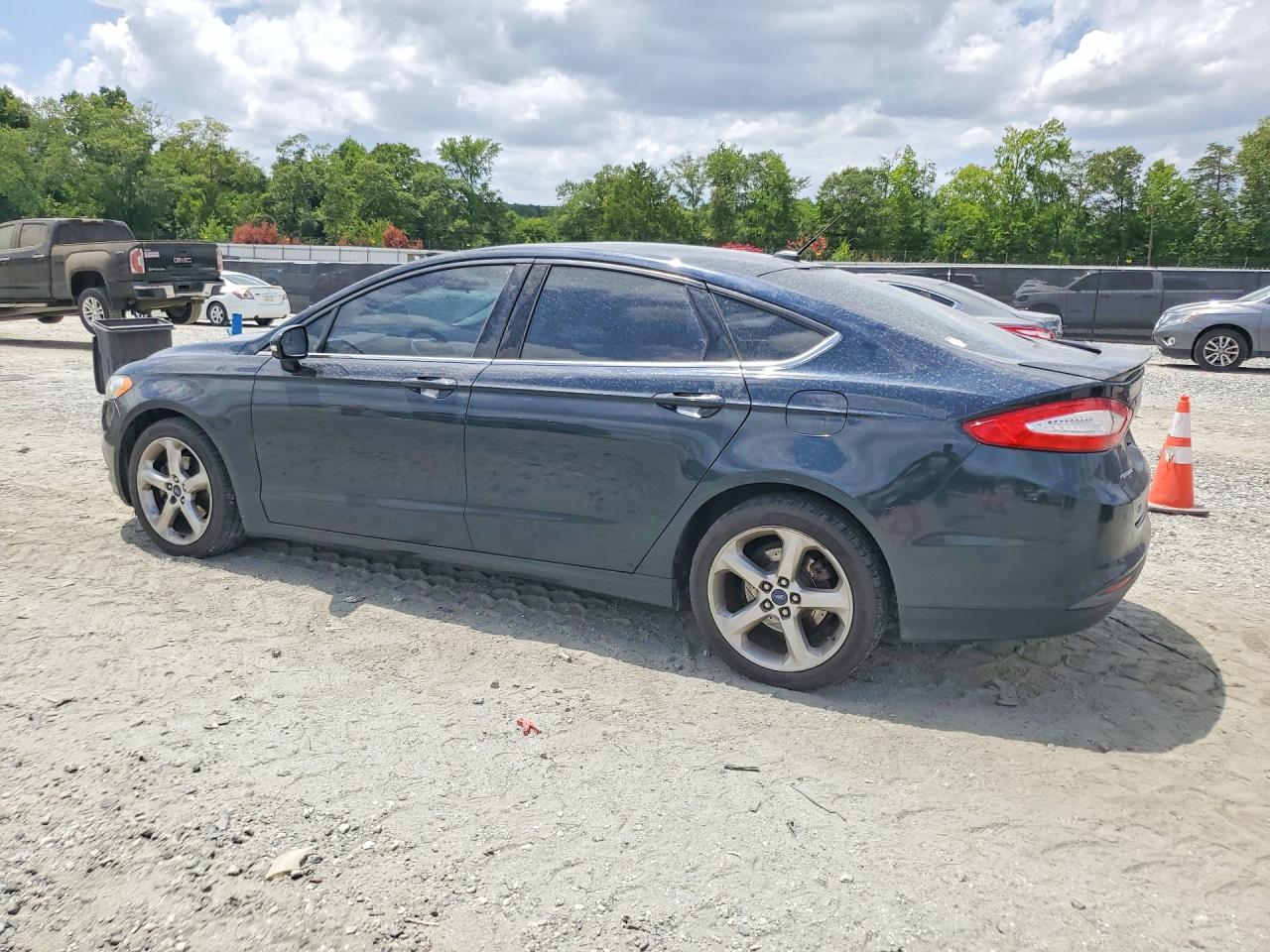 2014 Ford Fusion Se Black vin: 3FA6P0HD1ER326478