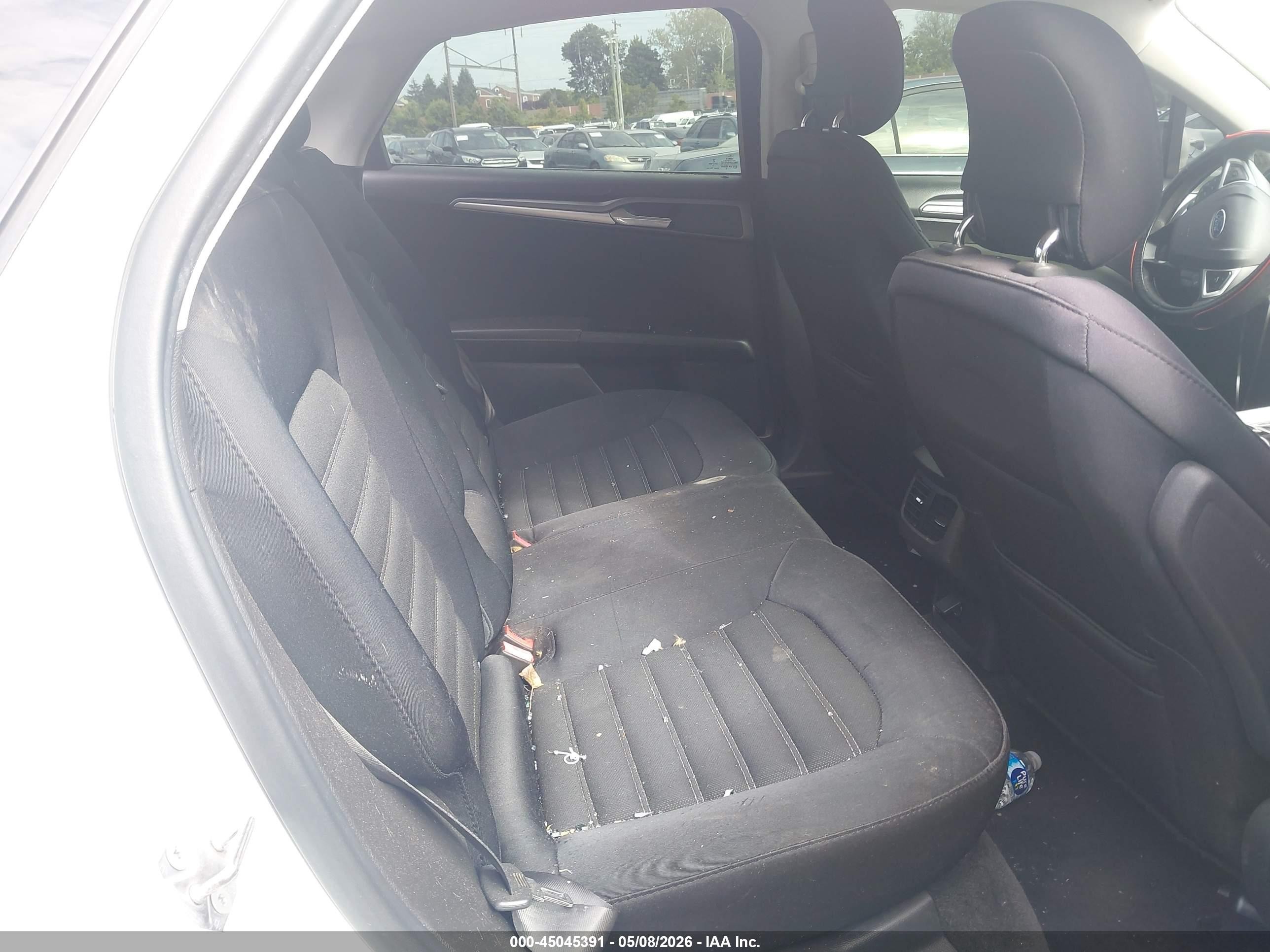 2014 Ford Fusion Se White vin: 3FA6P0HD1ER377026