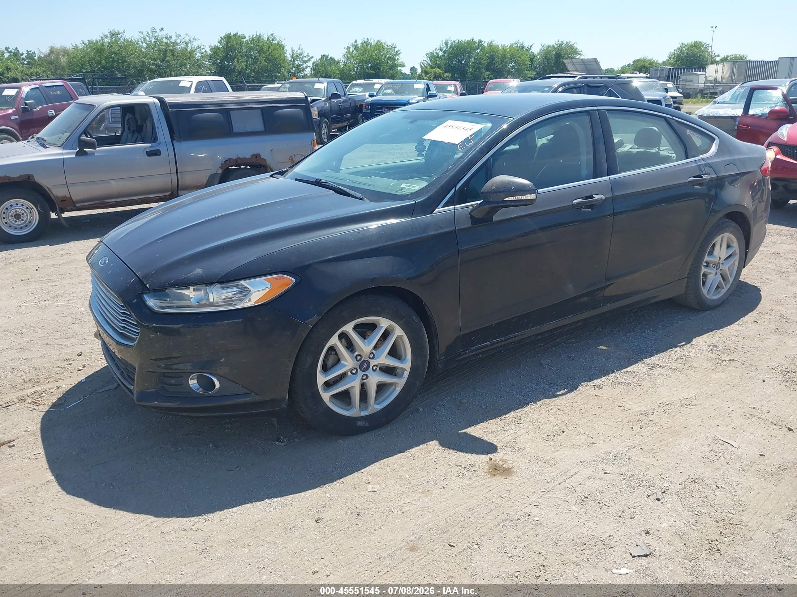 2014 Ford Fusion Se Black vin: 3FA6P0HD1ER389581