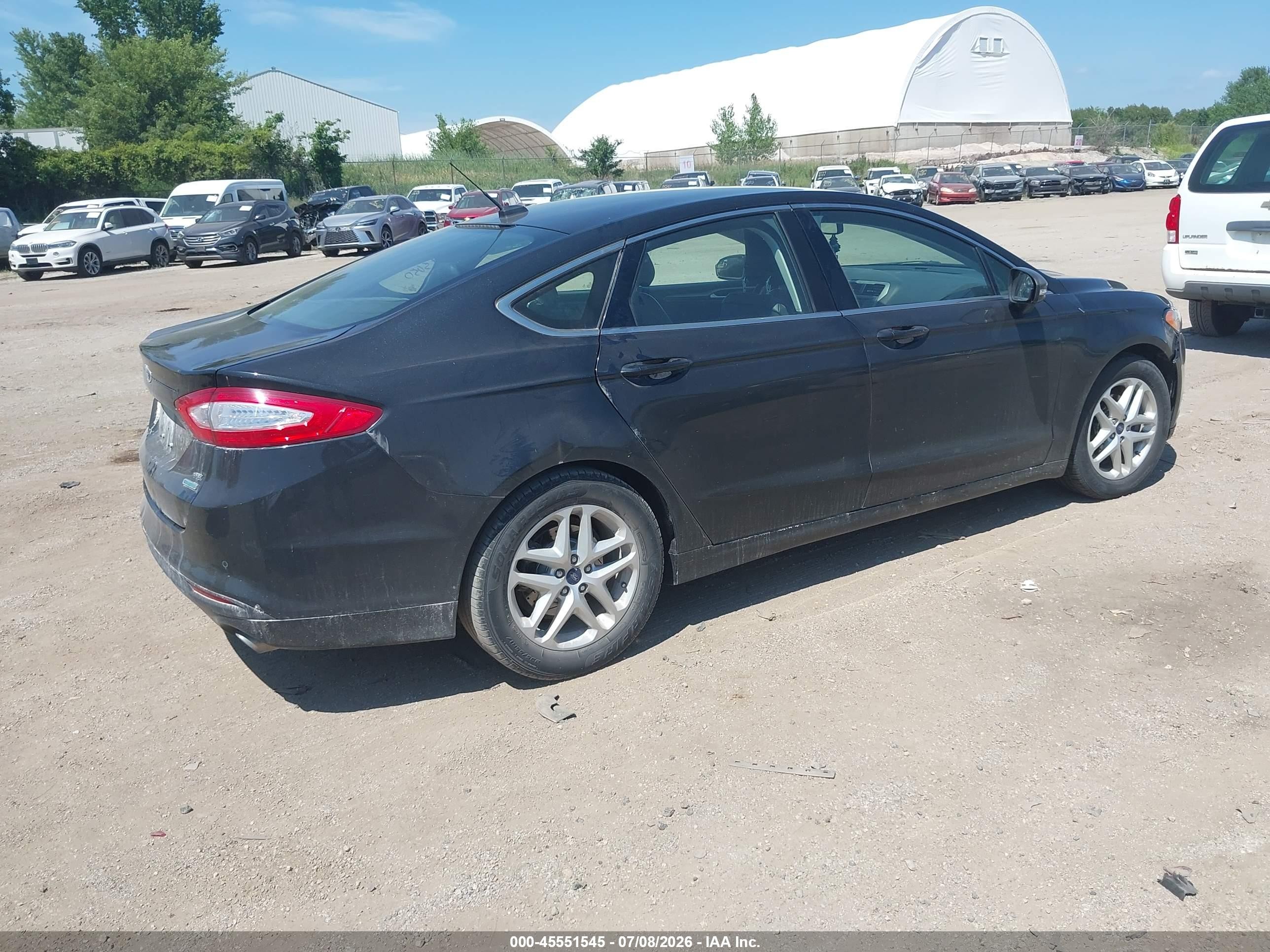 2014 Ford Fusion Se Black vin: 3FA6P0HD1ER389581