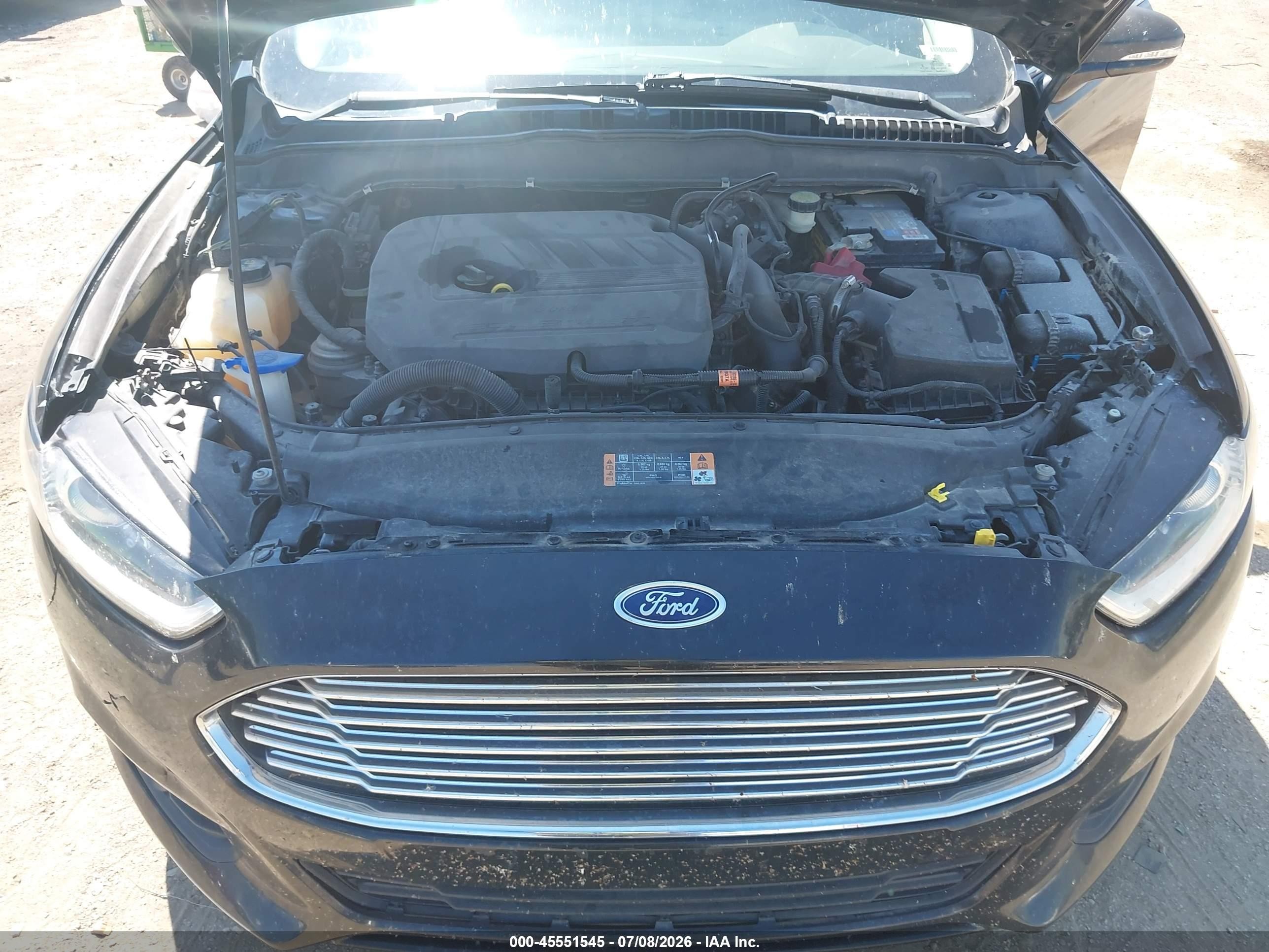 2014 Ford Fusion Se Black vin: 3FA6P0HD1ER389581
