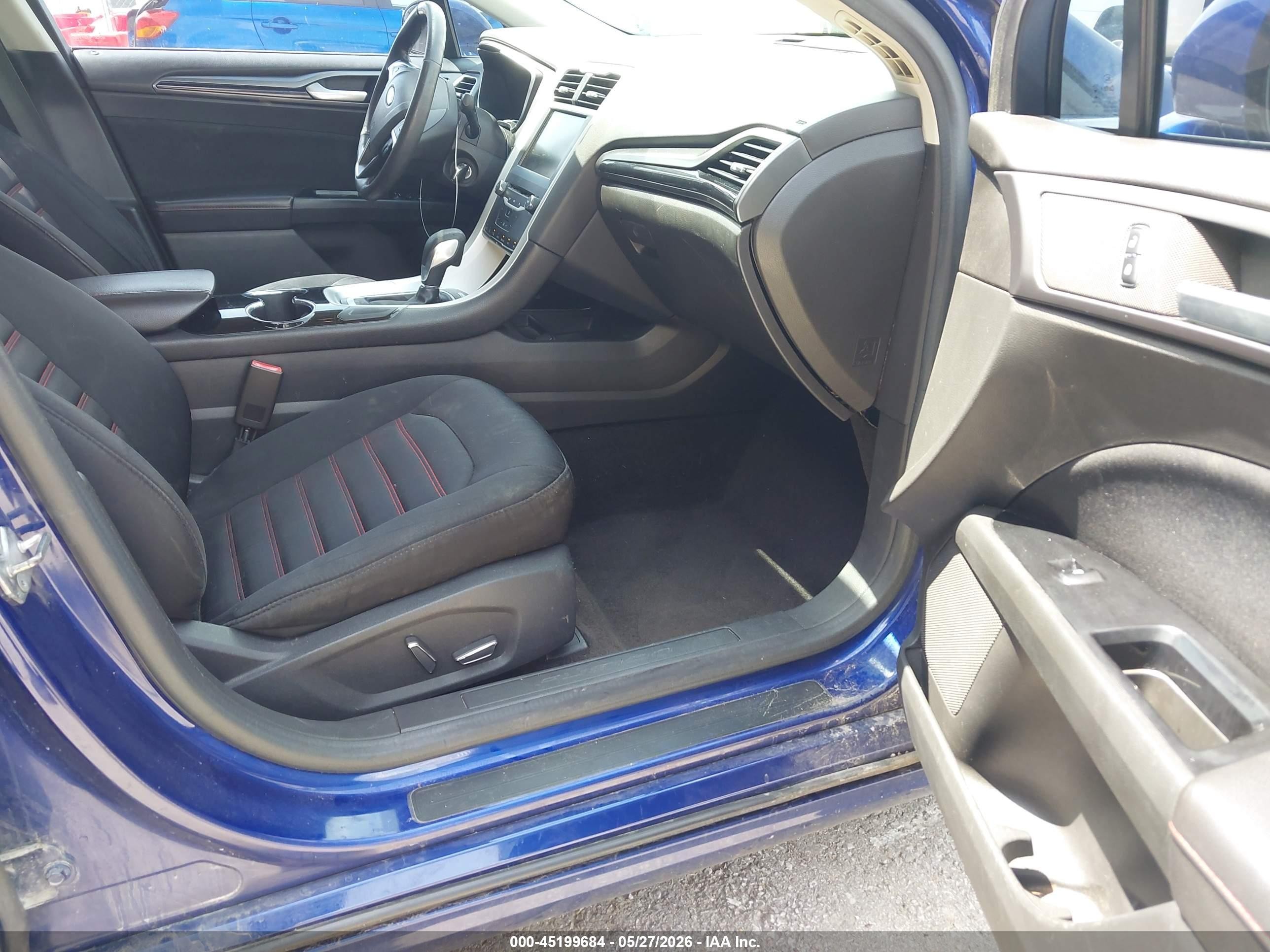 2015 Ford Fusion Se Blue vin: 3FA6P0HD1FR104816
