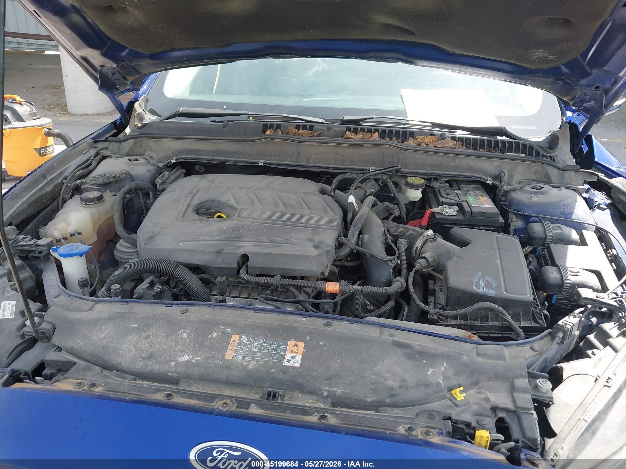 2015 Ford Fusion Se Blue vin: 3FA6P0HD1FR104816