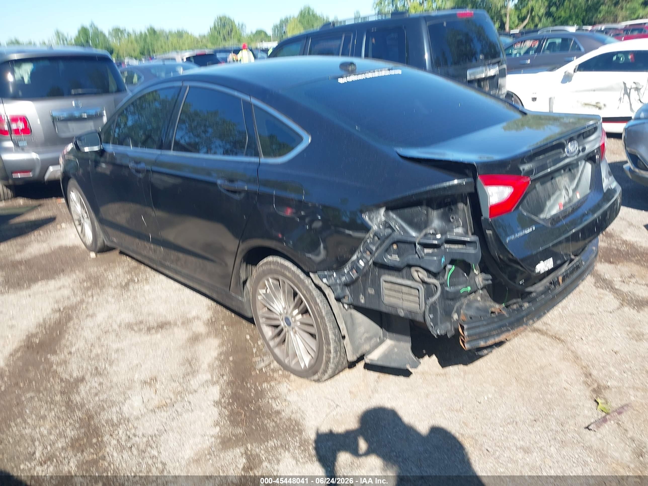 2015 Ford Fusion Se Black vin: 3FA6P0HD1FR125245