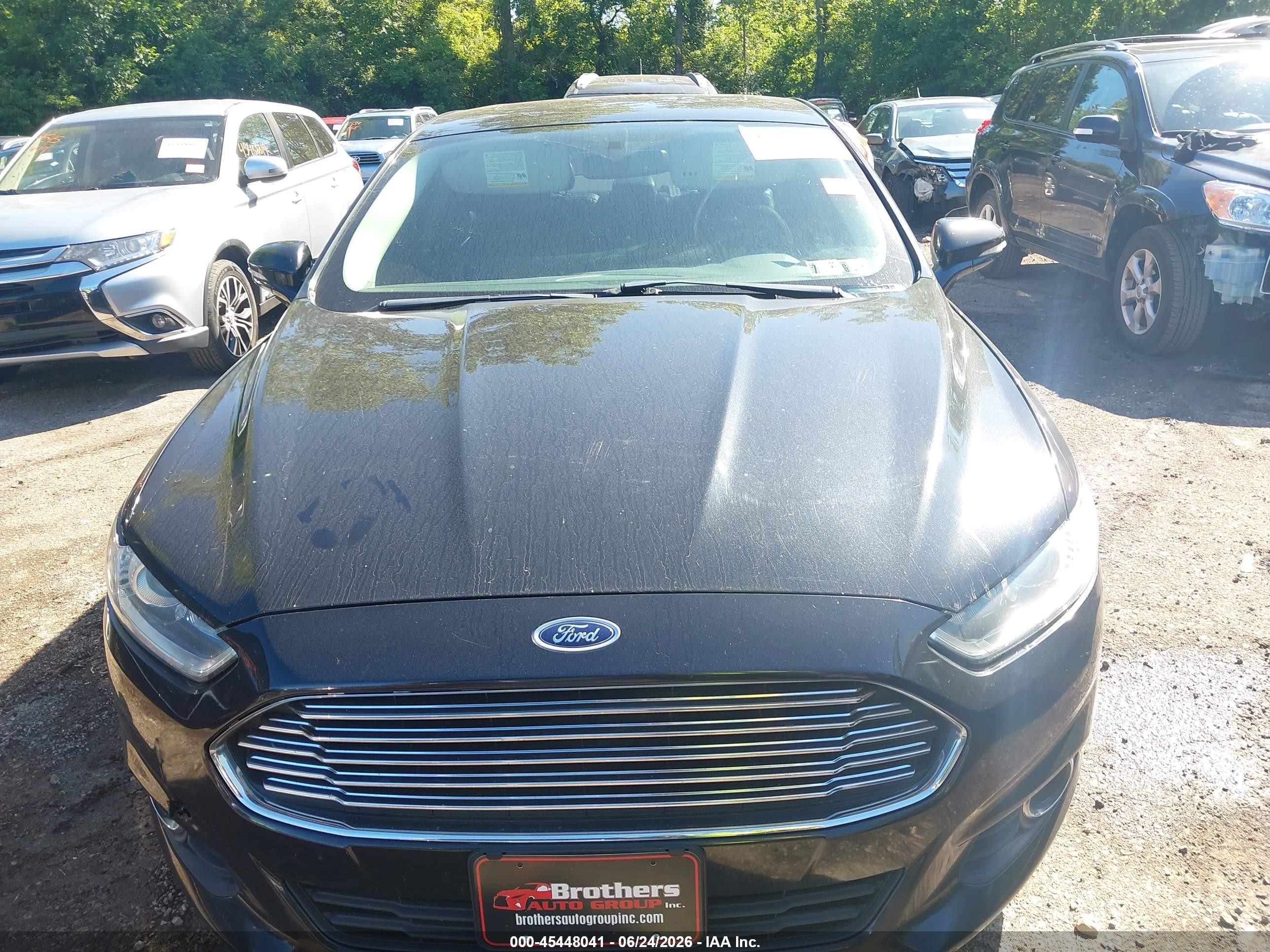 2015 Ford Fusion Se Black vin: 3FA6P0HD1FR125245