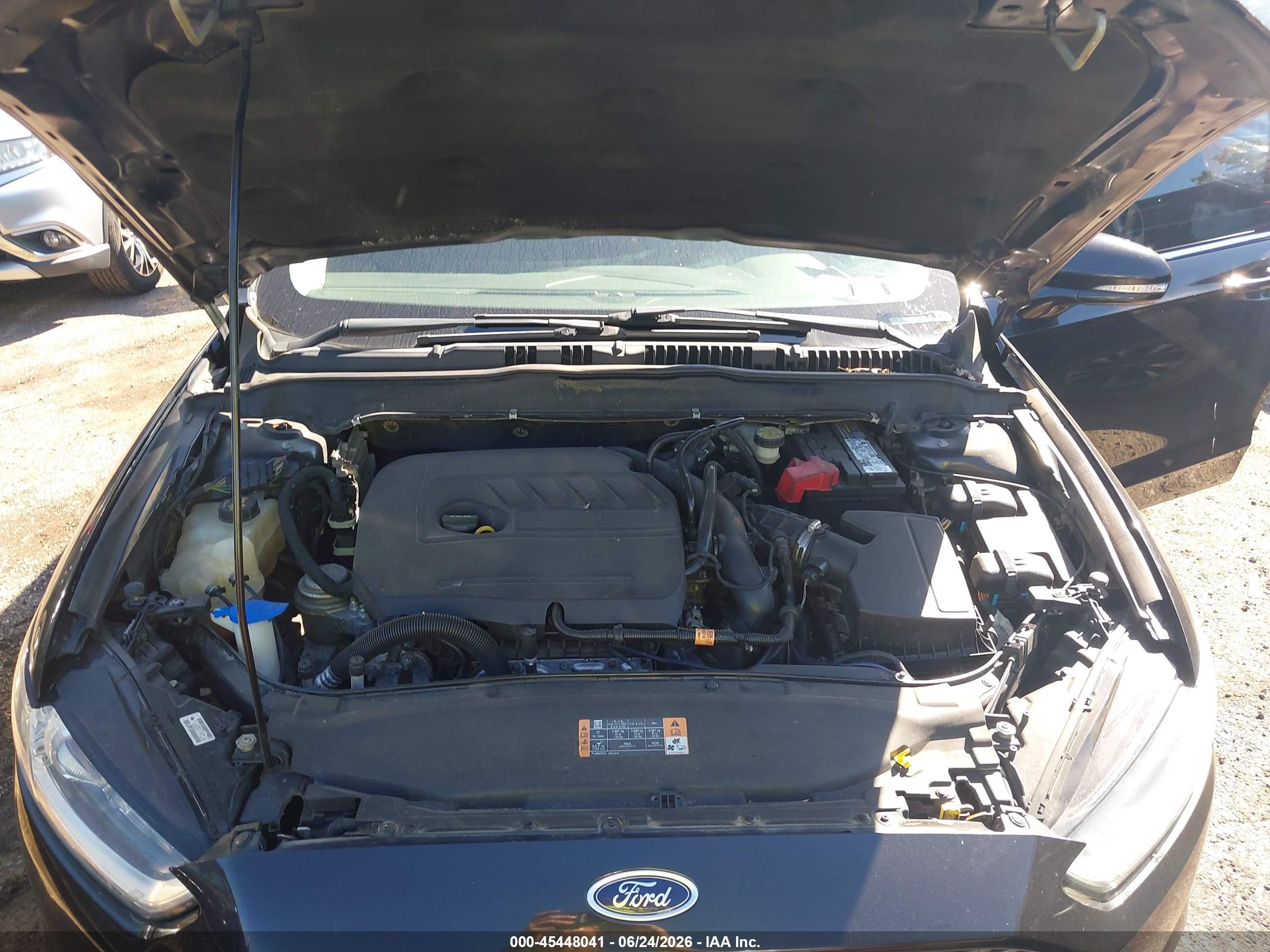 2015 Ford Fusion Se Black vin: 3FA6P0HD1FR125245