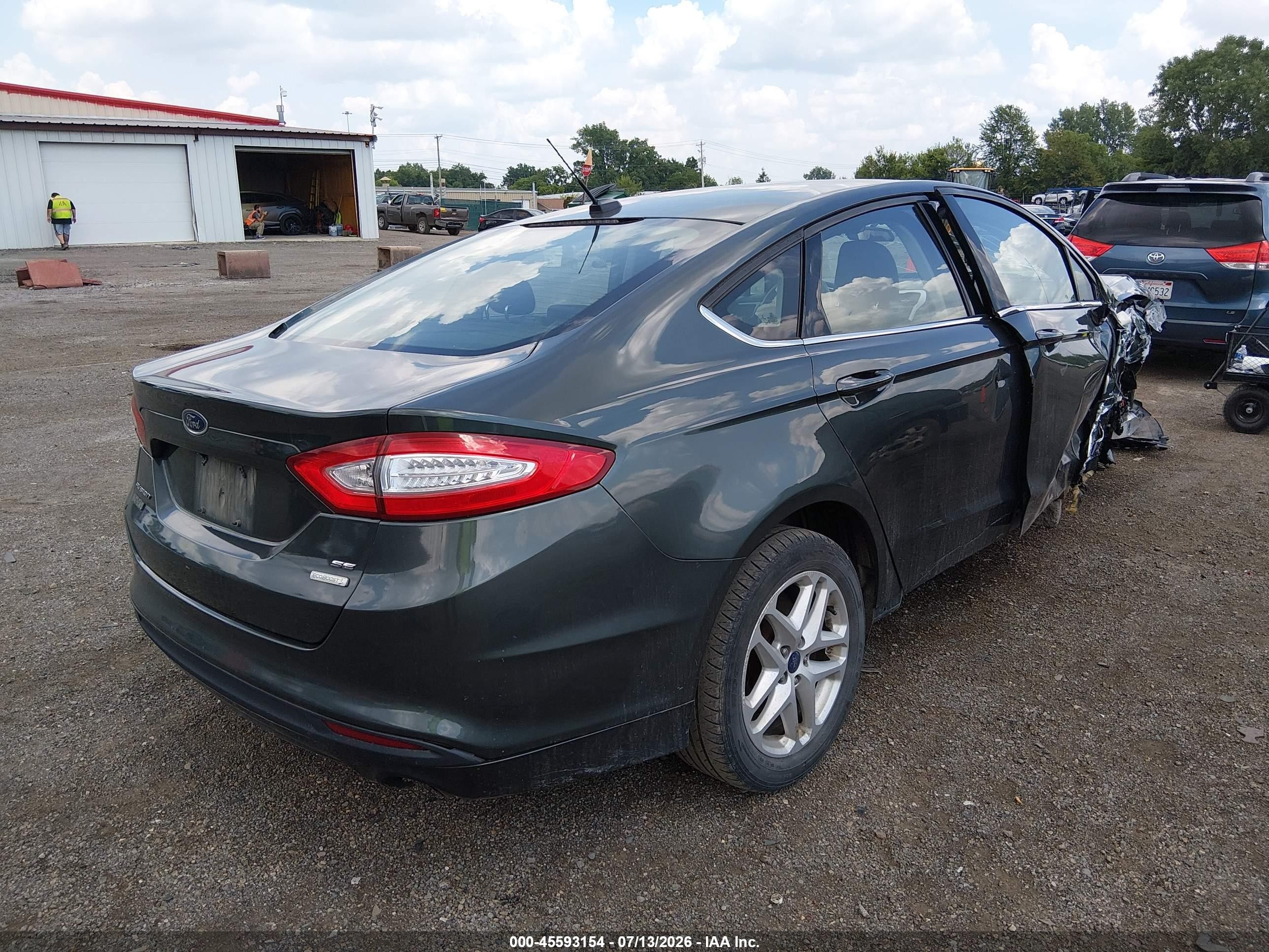 2015 Ford Fusion Se Gray vin: 3FA6P0HD1FR146872
