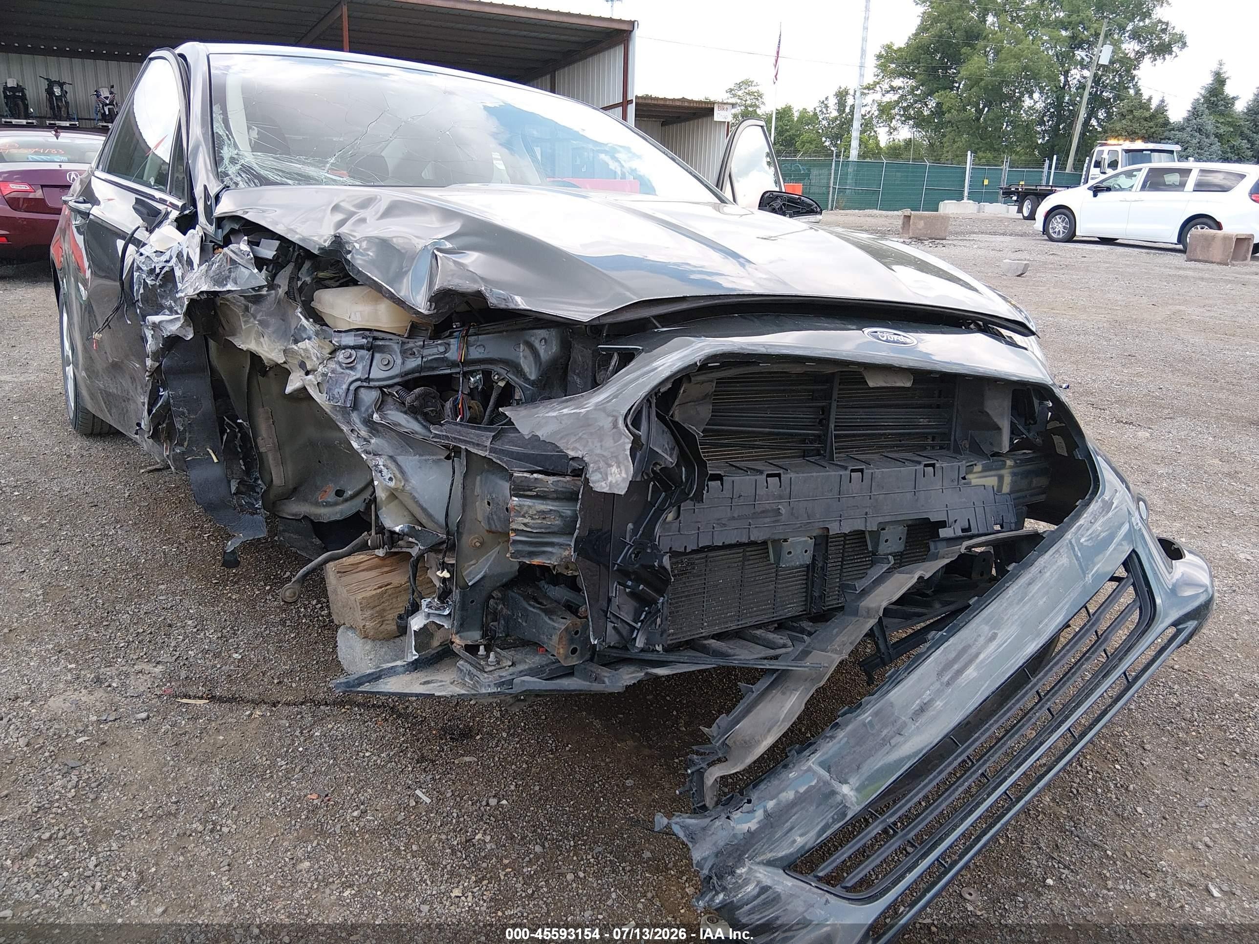 2015 Ford Fusion Se Gray vin: 3FA6P0HD1FR146872