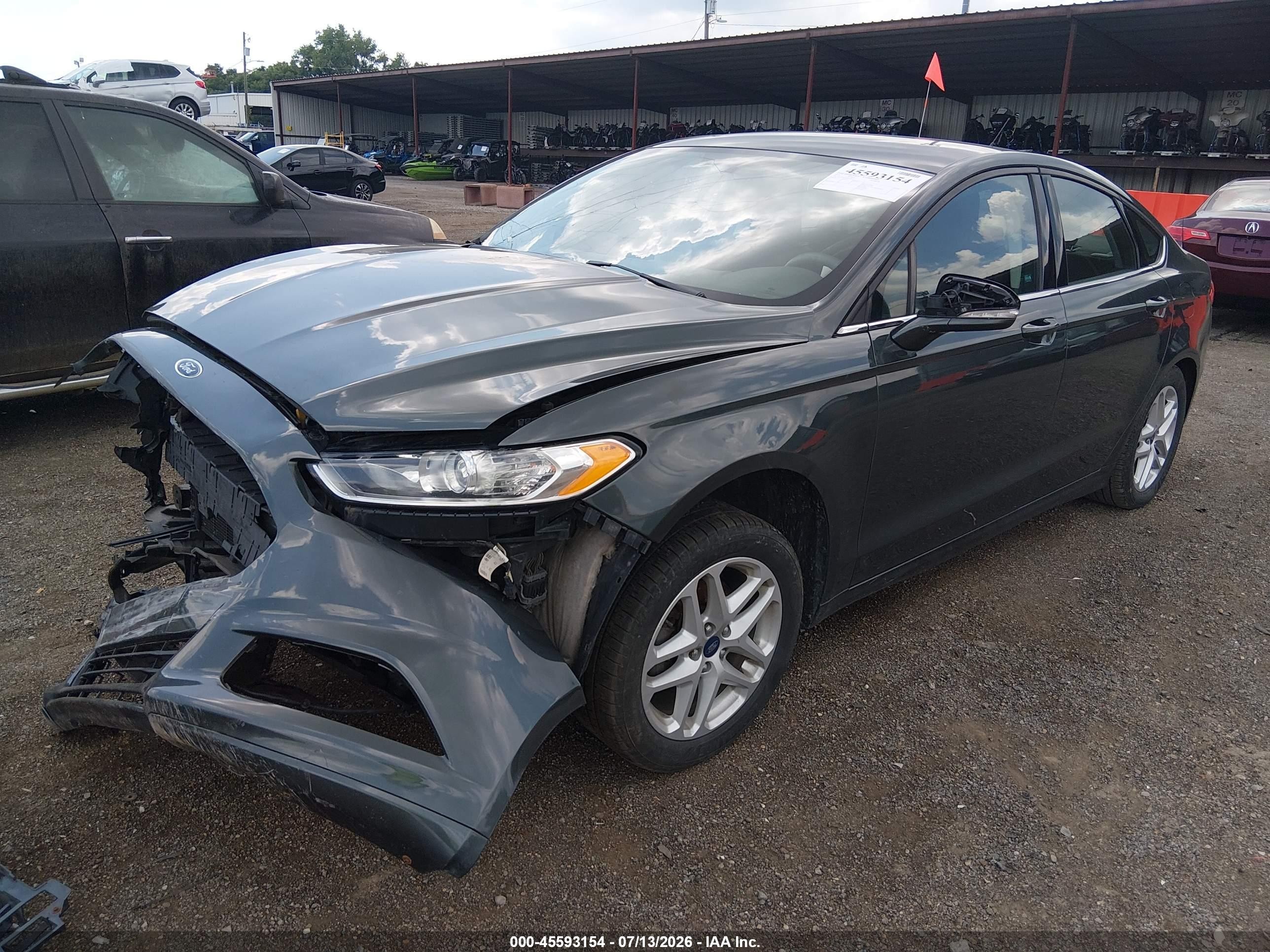 2015 Ford Fusion Se Gray vin: 3FA6P0HD1FR146872