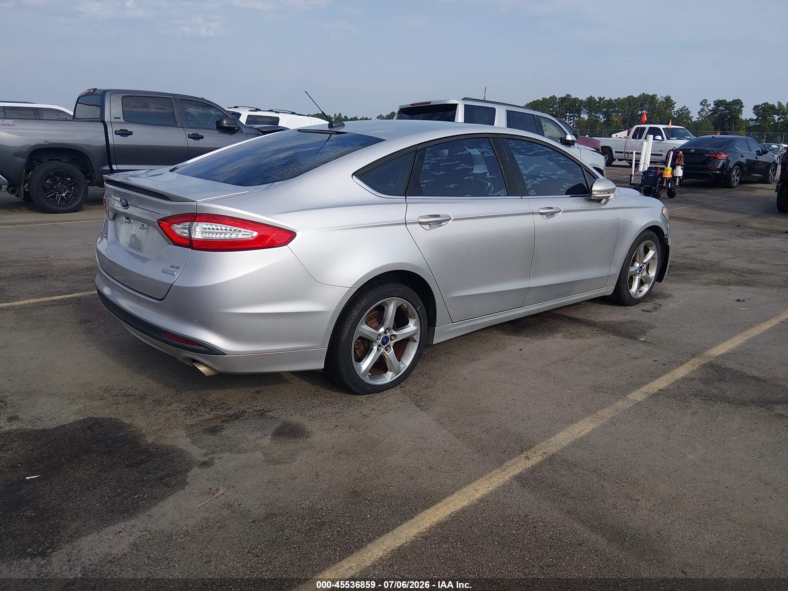 2015 Ford Fusion Se Silver vin: 3FA6P0HD1FR177099