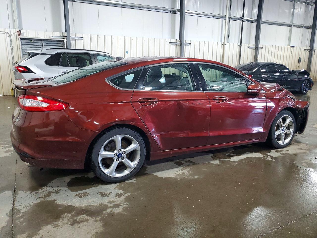 2015 Ford Fusion Se Maroon vin: 3FA6P0HD1FR206195