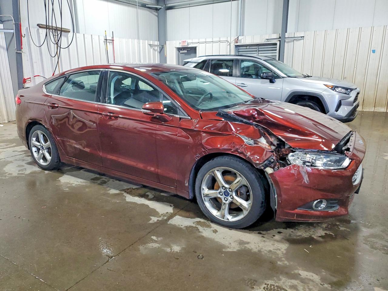 2015 Ford Fusion Se Maroon vin: 3FA6P0HD1FR206195