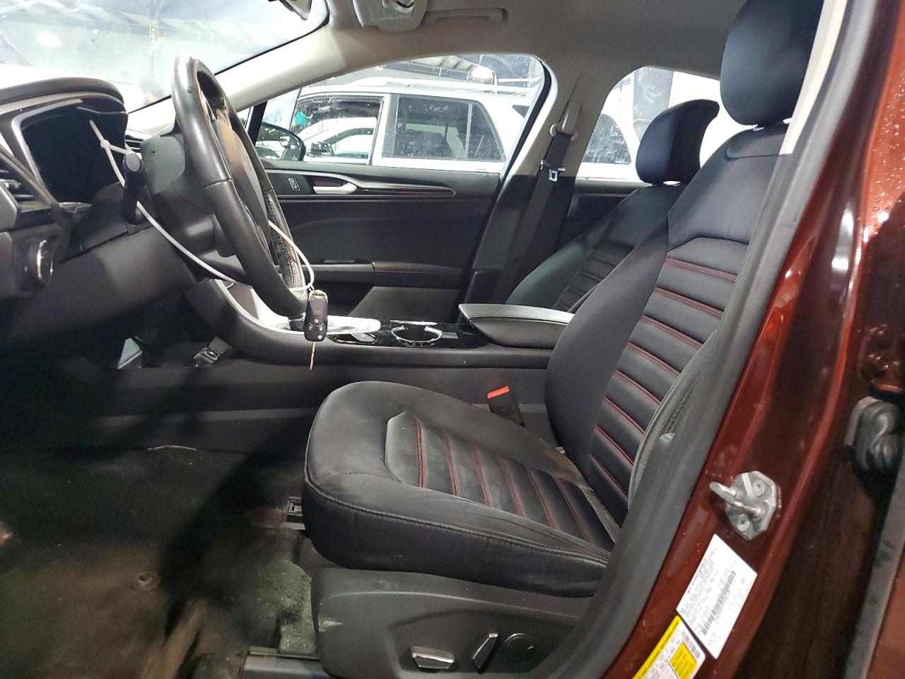2015 Ford Fusion Se Maroon vin: 3FA6P0HD1FR206195