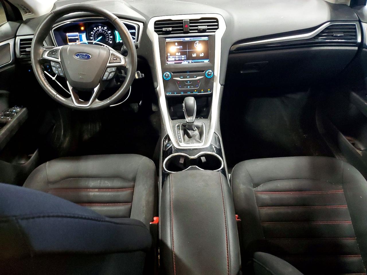 2015 Ford Fusion Se Maroon vin: 3FA6P0HD1FR206195