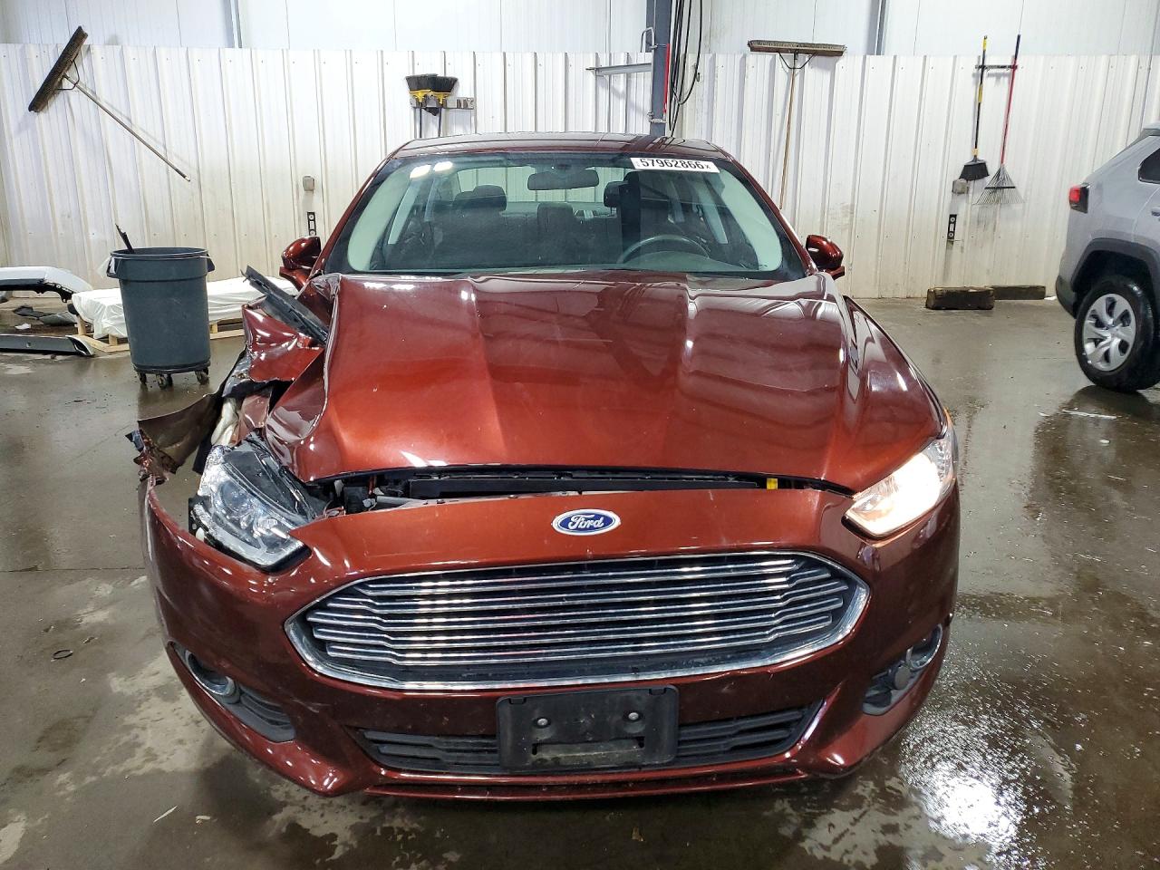 2015 Ford Fusion Se Maroon vin: 3FA6P0HD1FR206195