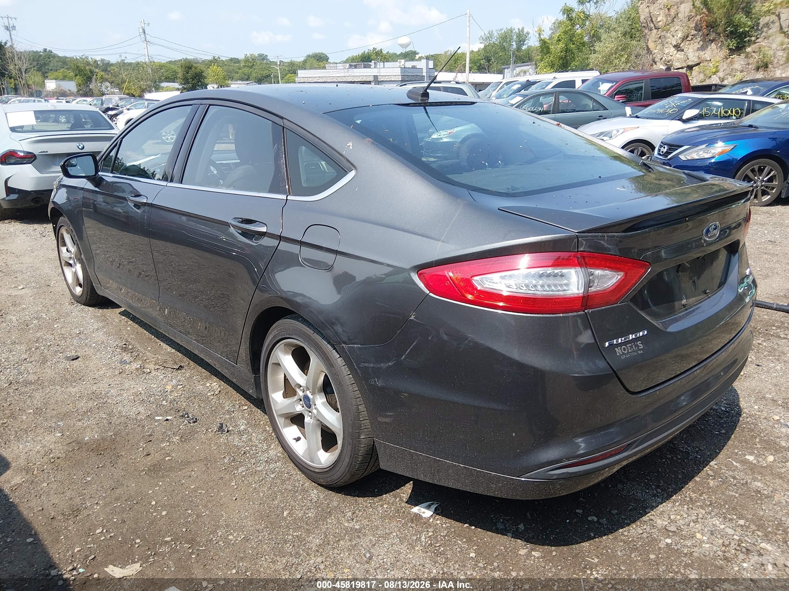 2015 Ford Fusion Se Серый vin: 3FA6P0HD1FR230190