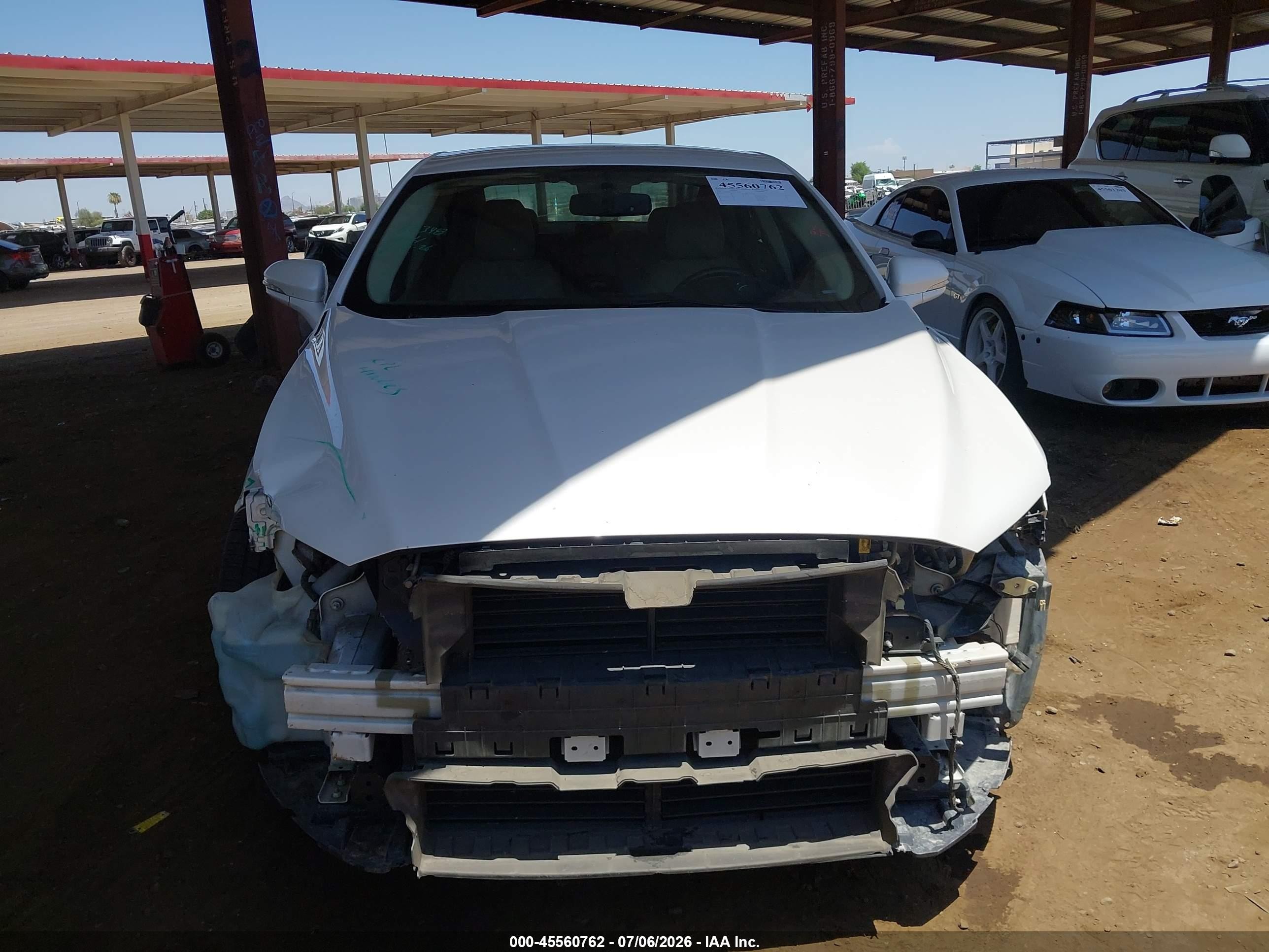 2015 Ford Fusion Se White vin: 3FA6P0HD1FR257938