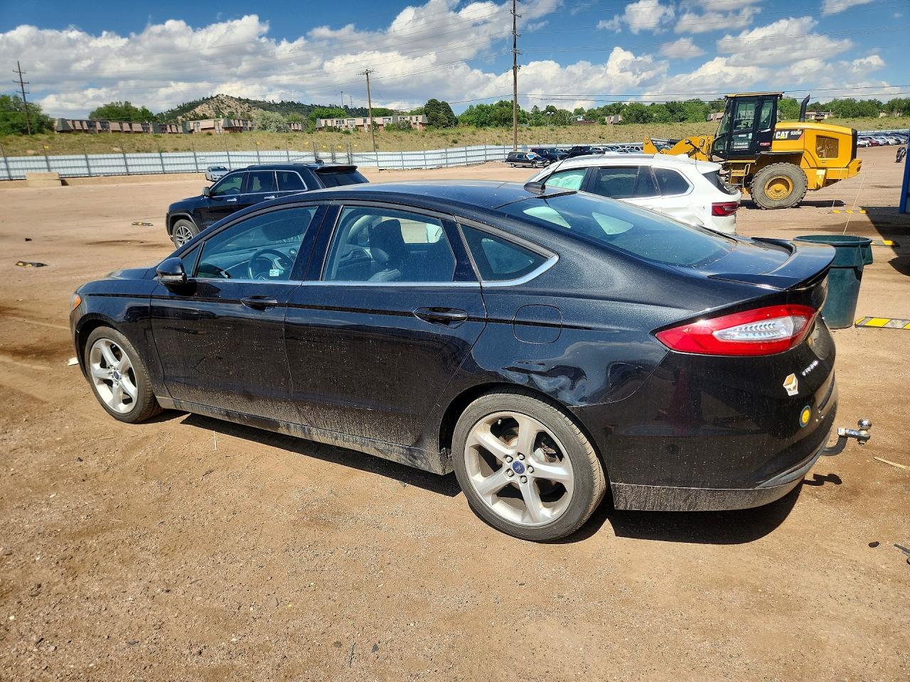 2015 Ford Fusion Se Black vin: 3FA6P0HD1FR275923